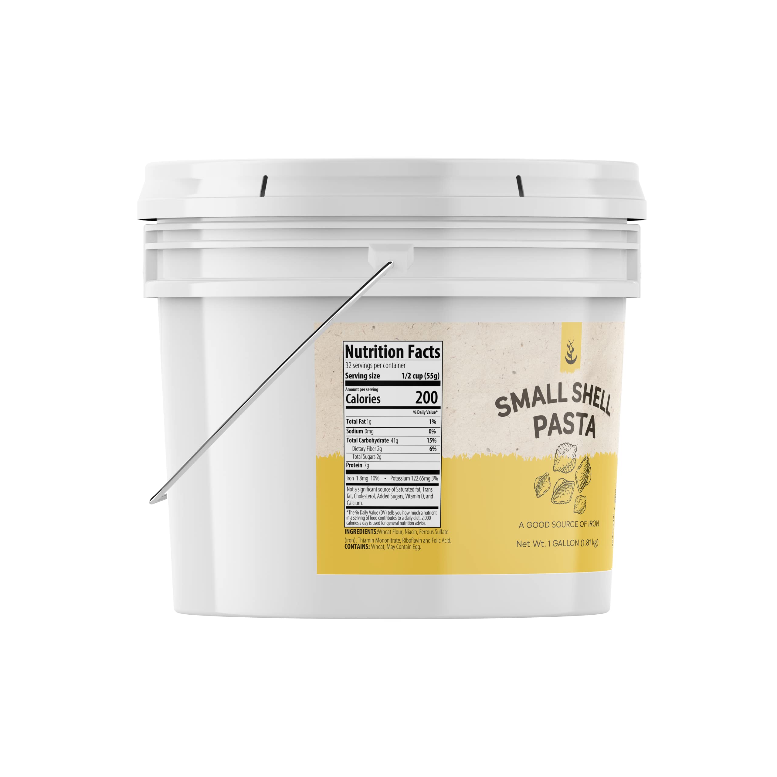 Pure Original Ingredients Small Shell Pasta (1 Gallon), Bakes & Salads