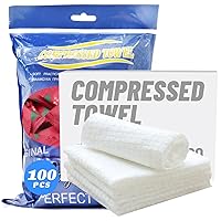 Vista 9 de 100 toallas comprimidas, toalla comprimida desechable, toalla comprimida para manos, toalla de campamento, tejido de monedas comprimido portátil
