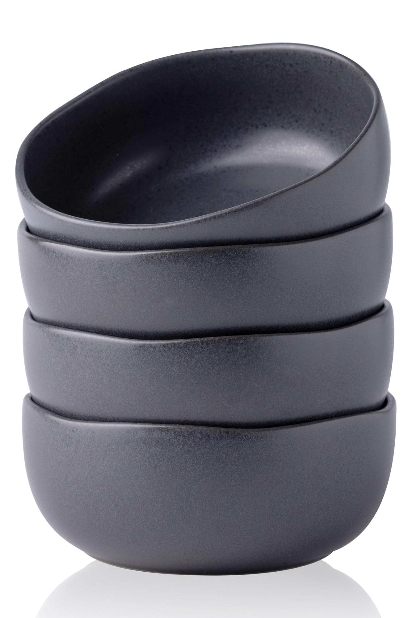 AmorArc Stoneware Cereal Bowls for Kitchen, 28oz Large Ceramic Soup Bowls Set of 4 