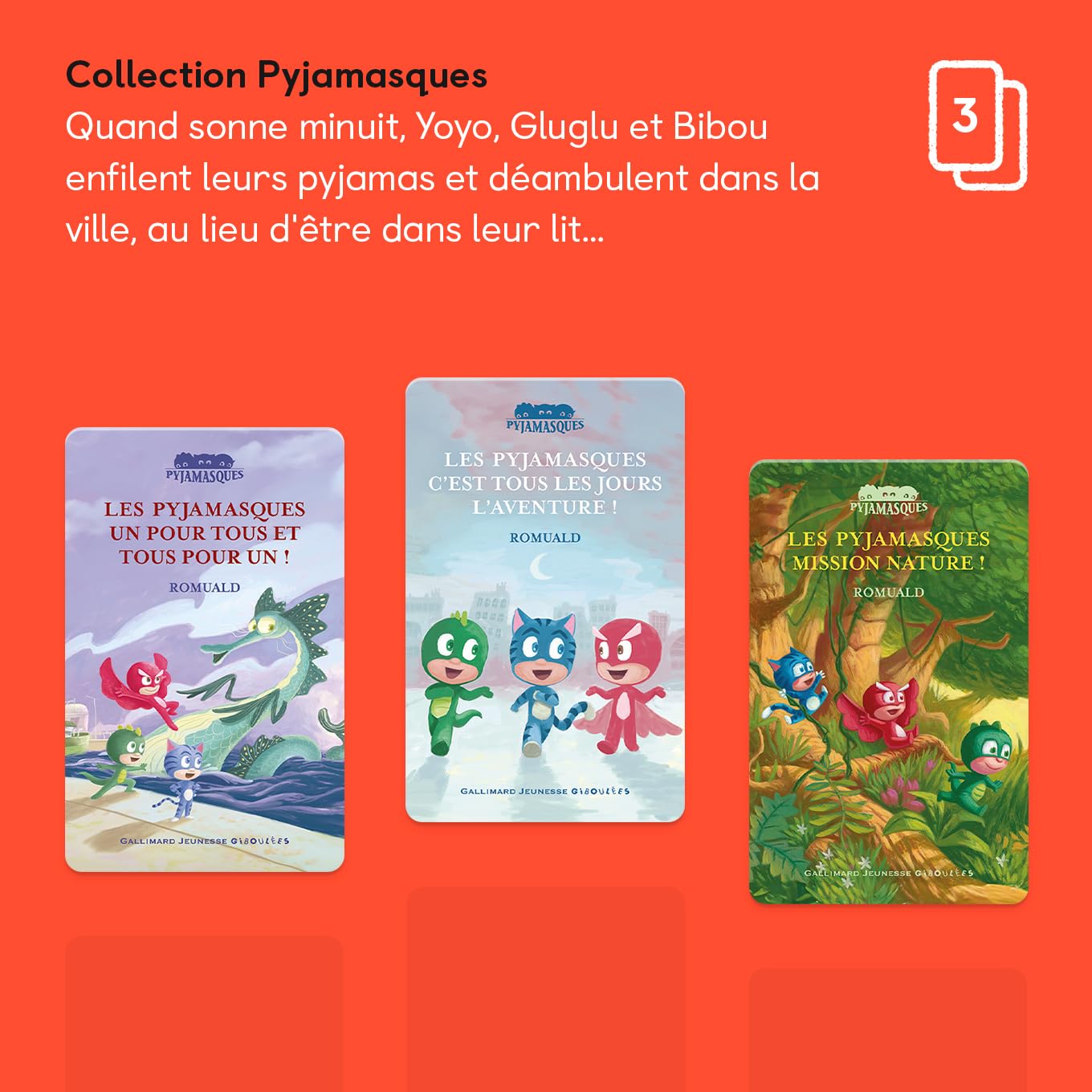 YOTO Collection Pyjamasques - 4 Cartes Audio, 3 Ans+ | Boîte à histoire Pyjamasques en français | cartes audio sans écran | aventures | livre audio enfant | cadeau enfant