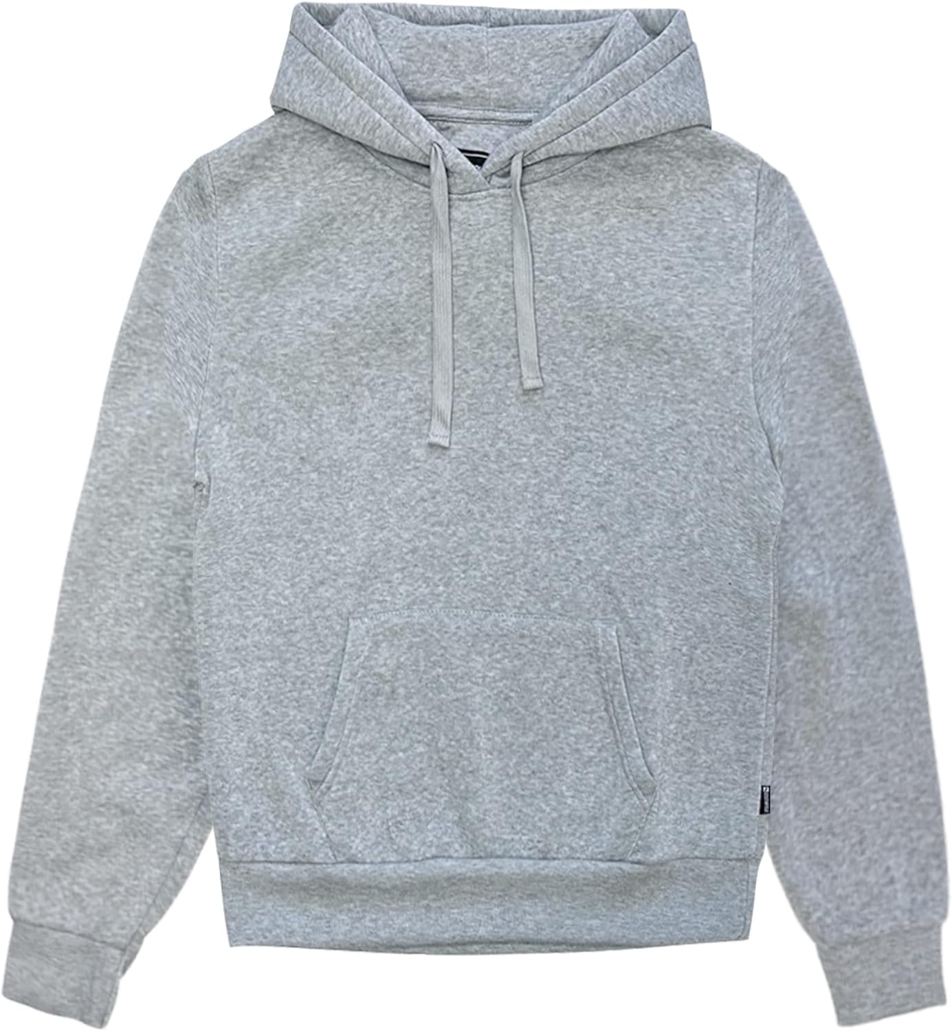 Southpole Women's Basic Fleece Sweatshirts (Full-Zip & Pullover Hoodie) Heather Grey - Image 2