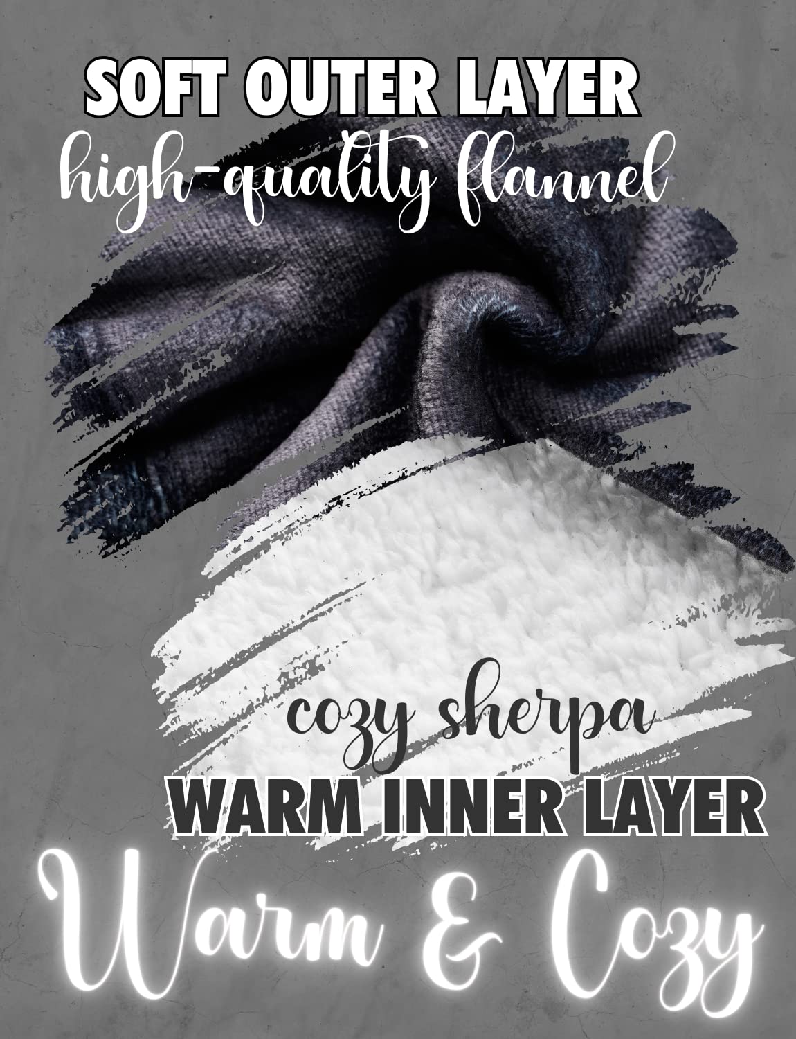 Huglanket Grandpa Birthday Gifts Wearable Blanket Hoodie, Oversized Wearing Blanket, One Size Hooded Blanket for Christmas, Father’s Day - My Favorite People Call Me Grandpa