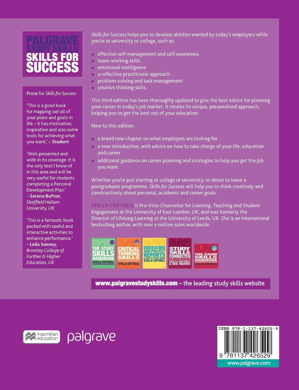 Skills for Success: Personal Development and Employability (Macmillan Study  Skills) : Cottrell, Stella: Amazon.de: Bücher