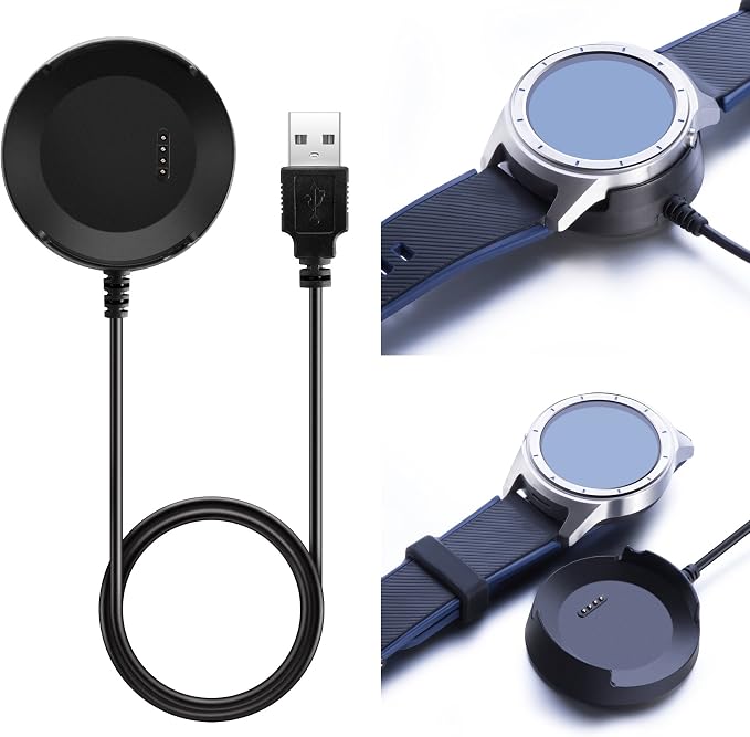 Amazon.com: FitTurn Cargador compatible con cargador de cuarzo ZTE de  repuesto de cargador USB de 3.3 pies, cable de carga/base de carga para  reloj inteligente de cuarzo ZTE (negro) : Celulares y