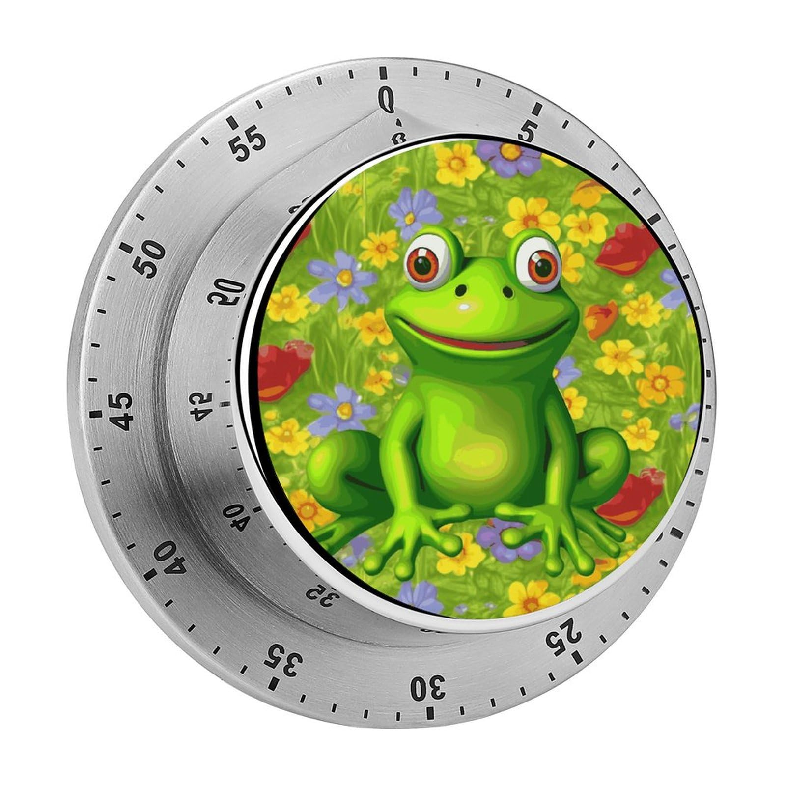 Frog Printed Waterproof Christmas Timer with Loud Alarm Outdoor Timer for Cooking Exercise Baking