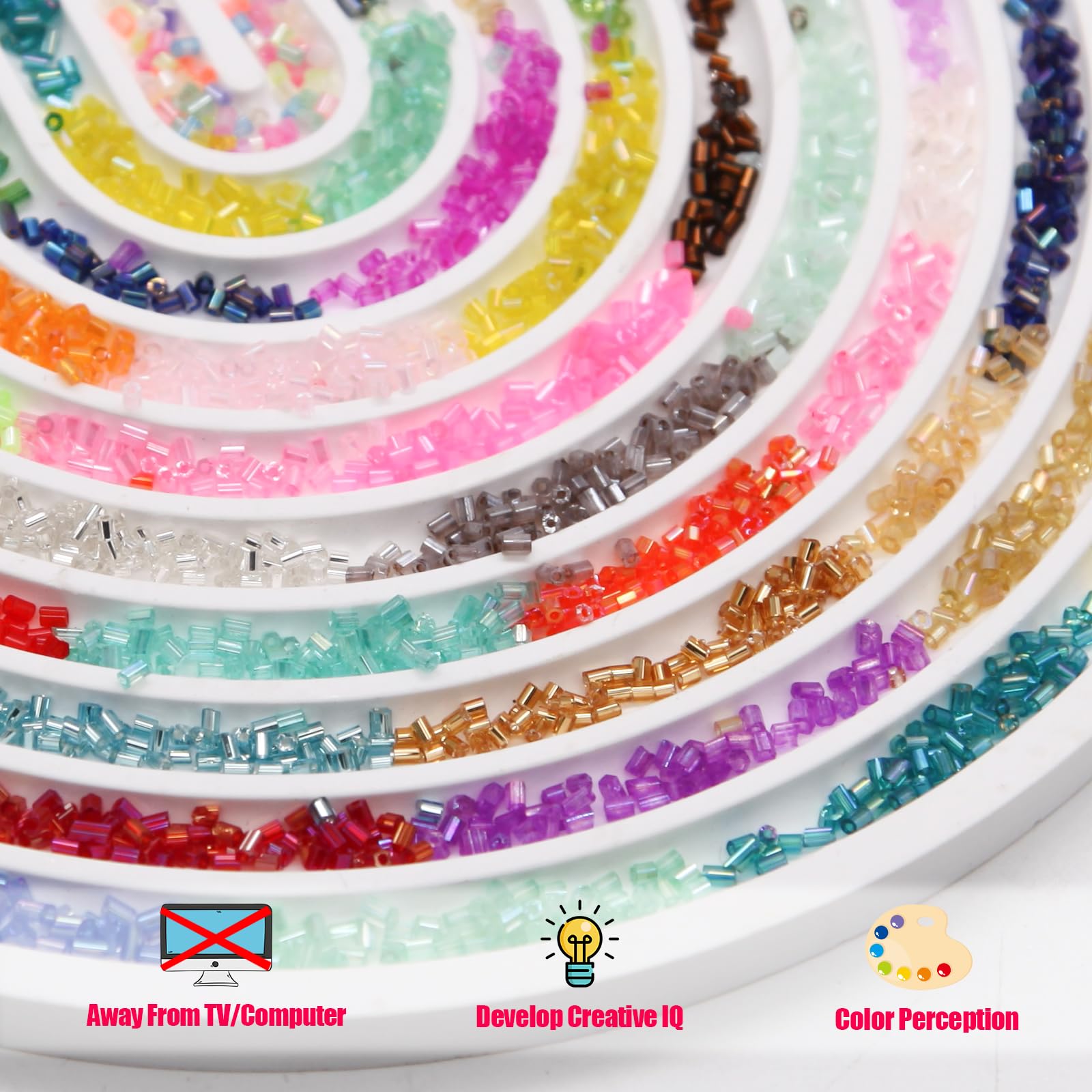 19200 Glass Seed Beads - Jewelry Making Kit -5