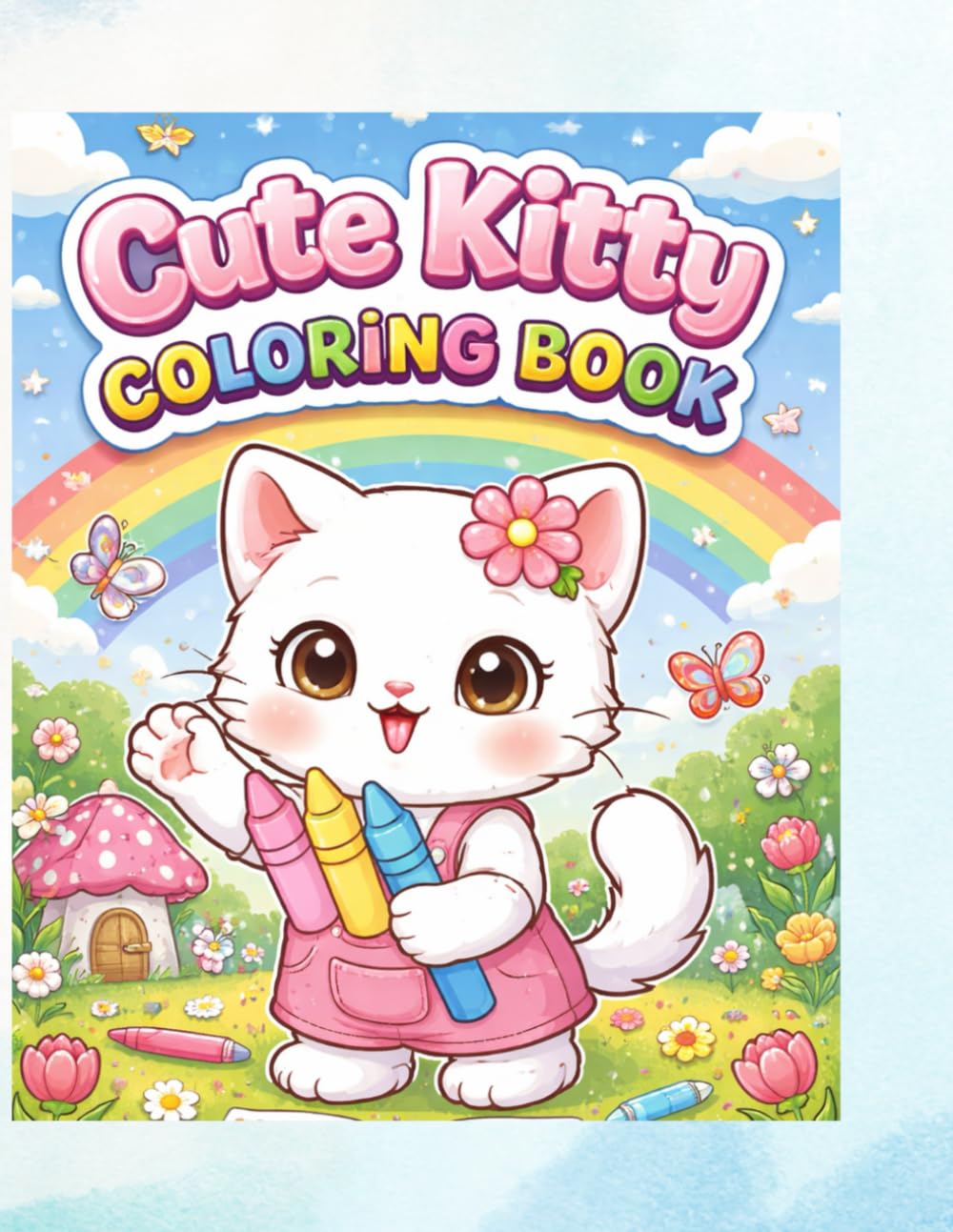 Cute Kitty Coloring Book for Kids: Fun & Easy Coloring Pages Ages 3–6