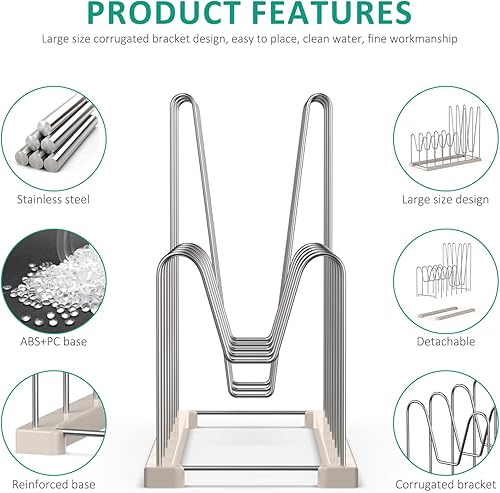 Miniatura 6 de Estante de secado de bolsas de plástico, estante de secado de bolsas reutilizables para bolsa de silicona y bolsa Ziploc, estante secador de
