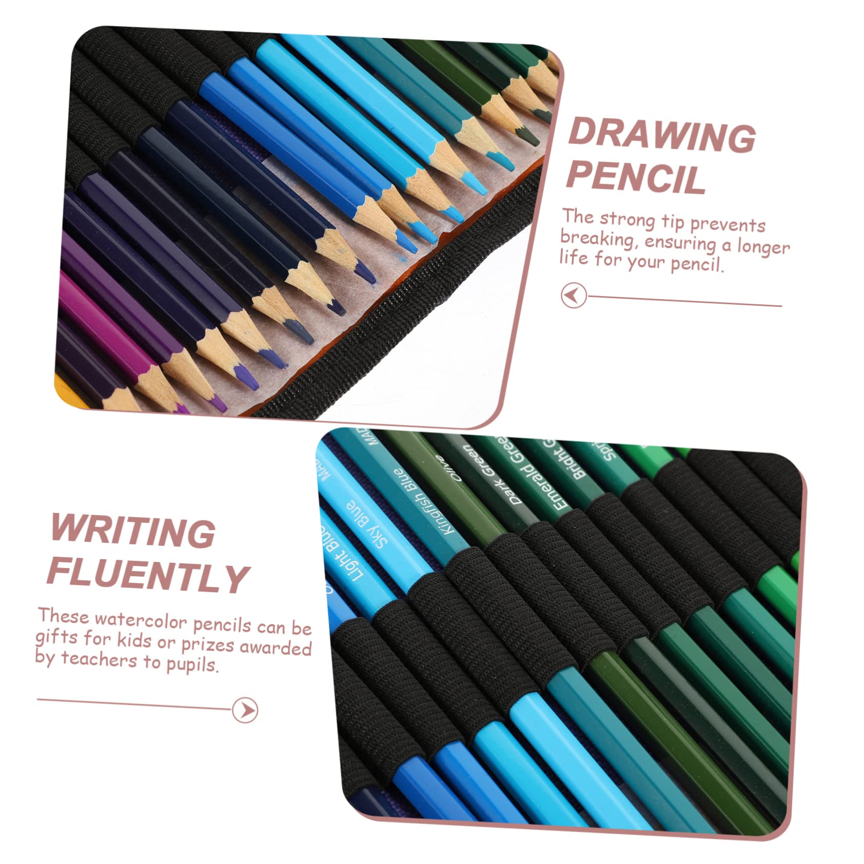 DOITOOL 1 Satz Buntstifte Farben Wasserlösliche Künstler Buntstifte Aquarellstifte für Jugendliche für Zeichnen und für Weihnachten und Geburtstage