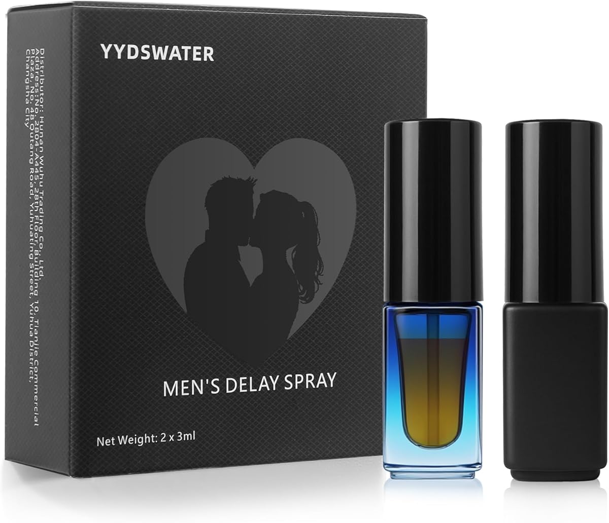 Delay Spray for Men | Spray Retardant pour Homme - Lot de 2 – Formule Végétale pour Contrôle de Sensibilité, Aide à la Prolongation, Sans Engourdissement, Améliore l'Endurance & Plaisir