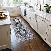 Vista 197 de Alfombra lavable para pasillo, de cocina, para entrada, alfombra suave vintage, antideslizante para interiores, para baño, sala de estar y Ladrillo