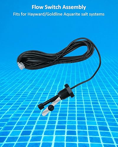Miniatura 2 de Conjunto de interruptor de flujo GLX-FLO-RP mejorado para Hayward Goldline Aquarite Salt Systems Sensor de flujo de piscina para células de sal