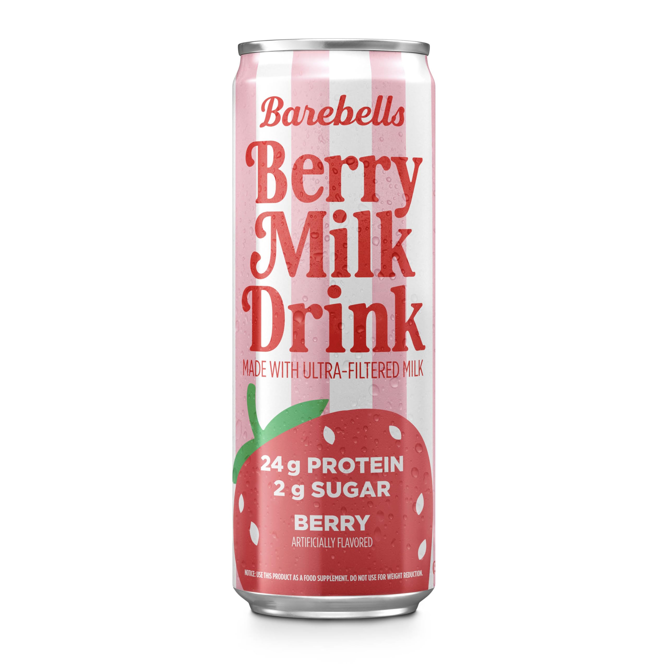 Barebells Protein Milk Drink, Berry, 24g Protein, 11 fl oz, 12 Pack — Amazon image 3