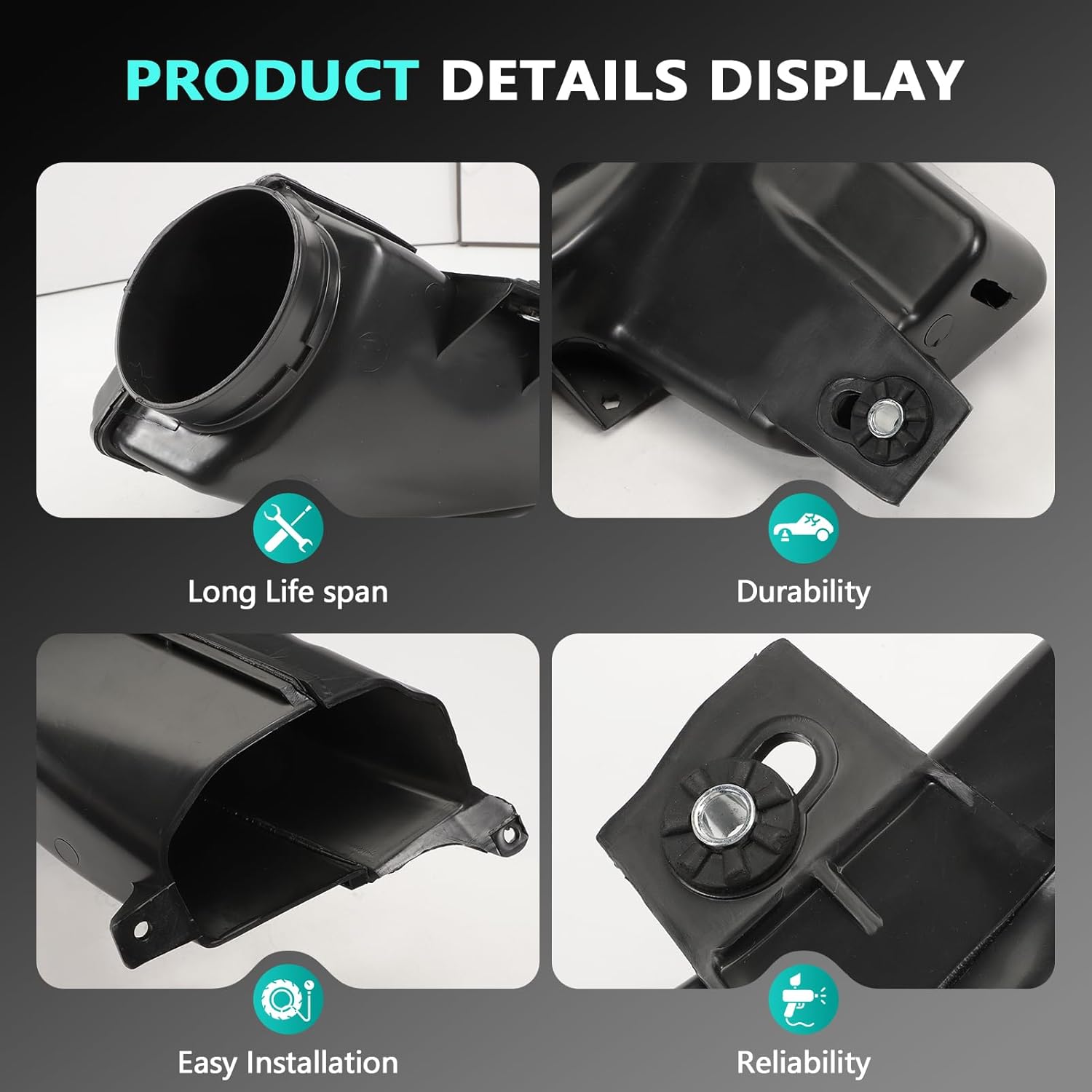 Air Cleaner Intake Baffle fits Equinox Terrain 2018 2019 2020 2021 2022 2023 Replaces 23495082, 84234229, 84369893