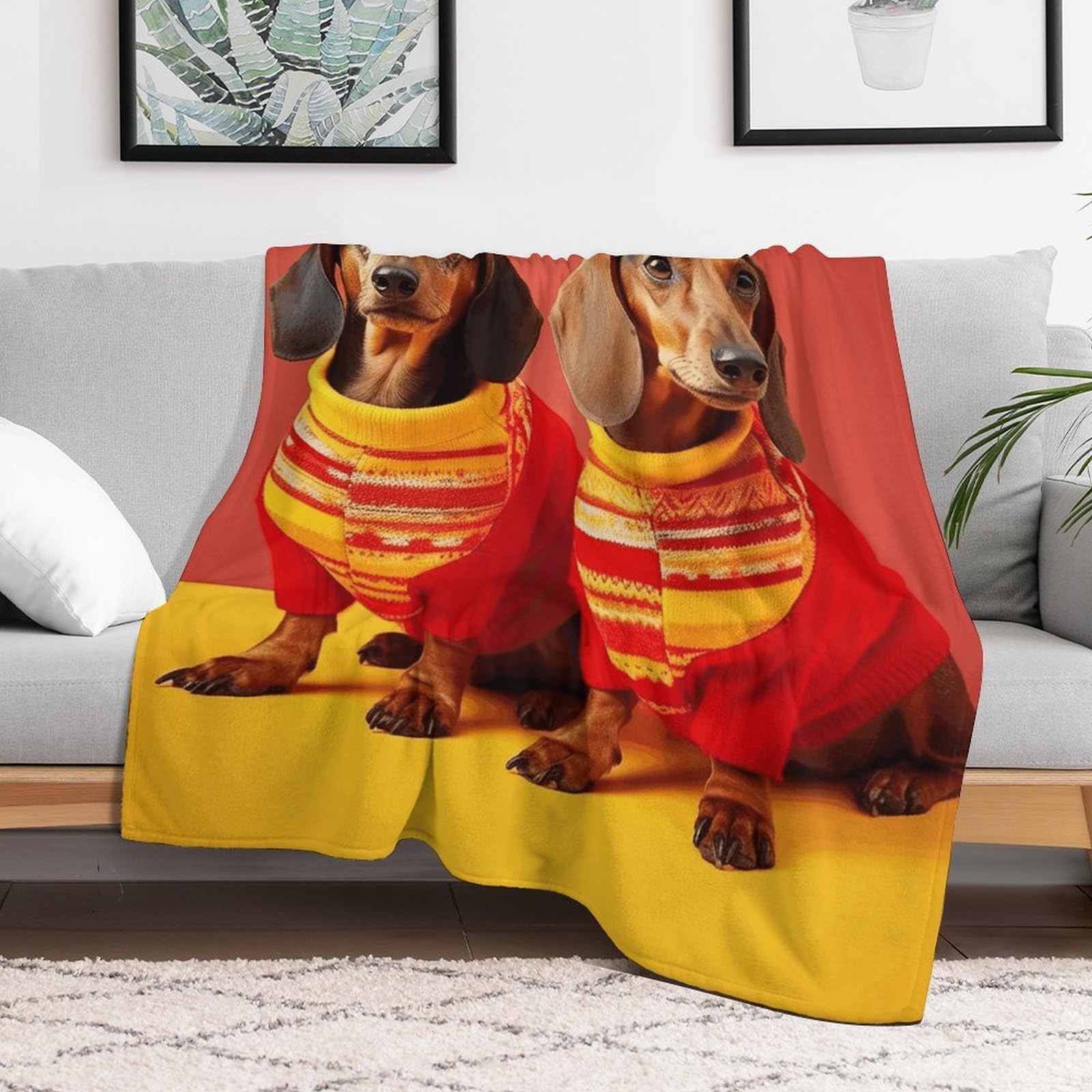 Couverture polaire en flanelle anti-peluche facile à laver pour grand lit et canapé
