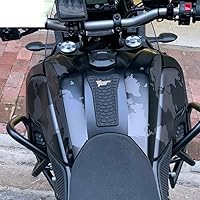 Vista 5 de WONANG Fuel Tank Sticker Decal Motorcycle Non-Slip Tank Sticker Rubber Tank Pad Protector Cover Sticker Decal for Y&AMAHA TENERE 700 XTZ 700 XTZ700