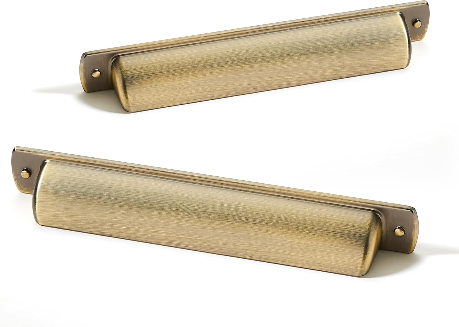 CABDM 6 Pack Cup Pulls 5"(128mm) Center to Center Drawer Pulls Brushed