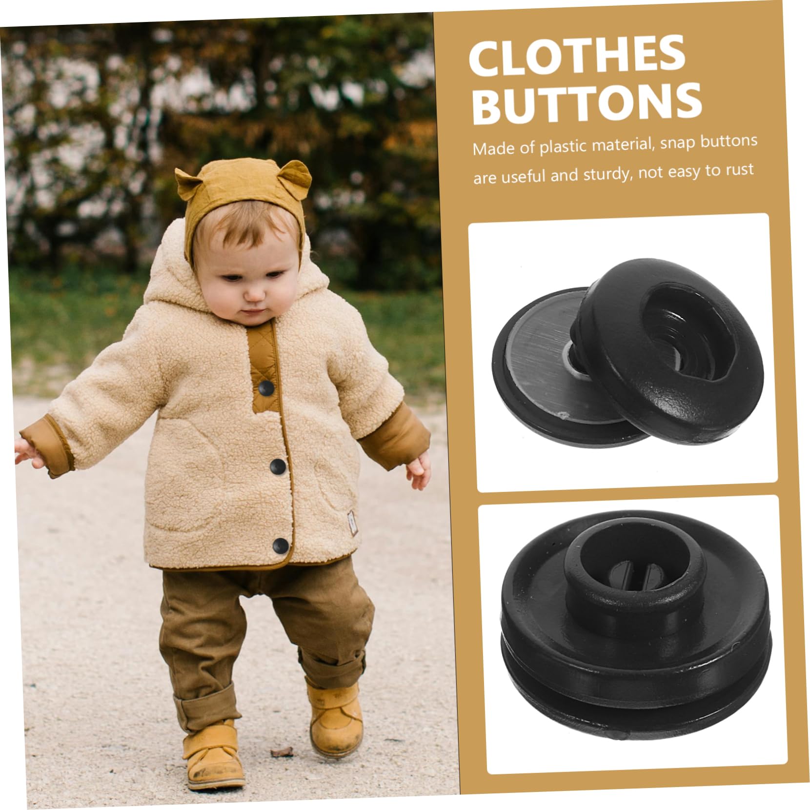 STOBOK 300juegos Botones Presión De Plástico Para Ropa De Botones De Confección Sin Costura Para Manualidades y Decoración De Prendas