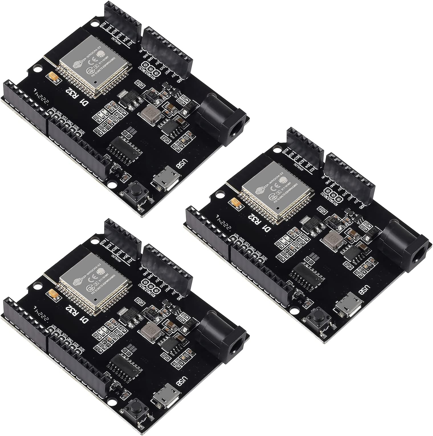 3pcs ESP32 for Wemos D1 Mini D1 R32 ESP-32 CH340G WiFi Wireless Bluetooth Development Board 4MB Flash with Micro USB
