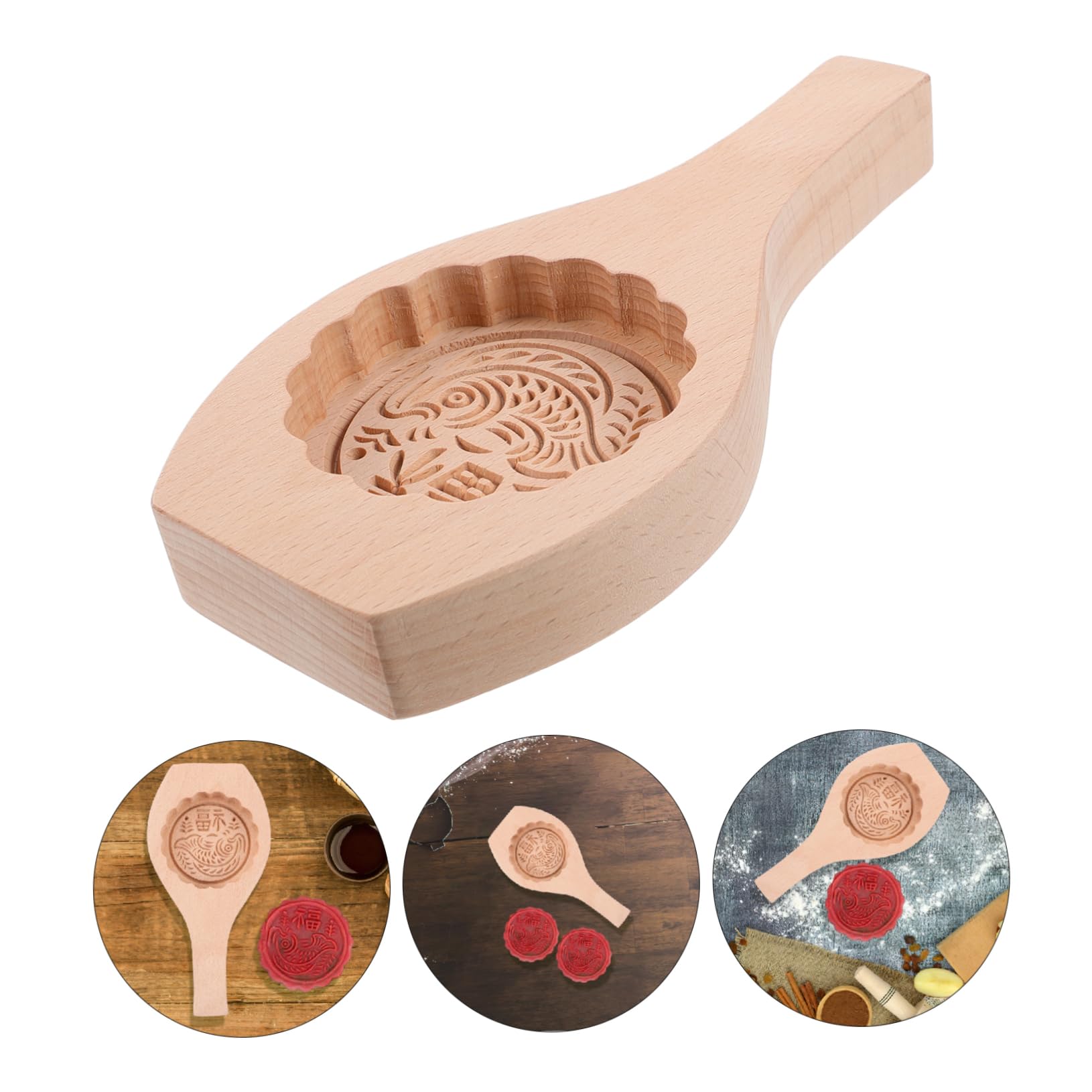 OUNONA for Mid Autumn Festival Reusable Cake Baking Tool for Moon Cakes Muffins Cookies and Desserts Easy to Clean for Home Baking