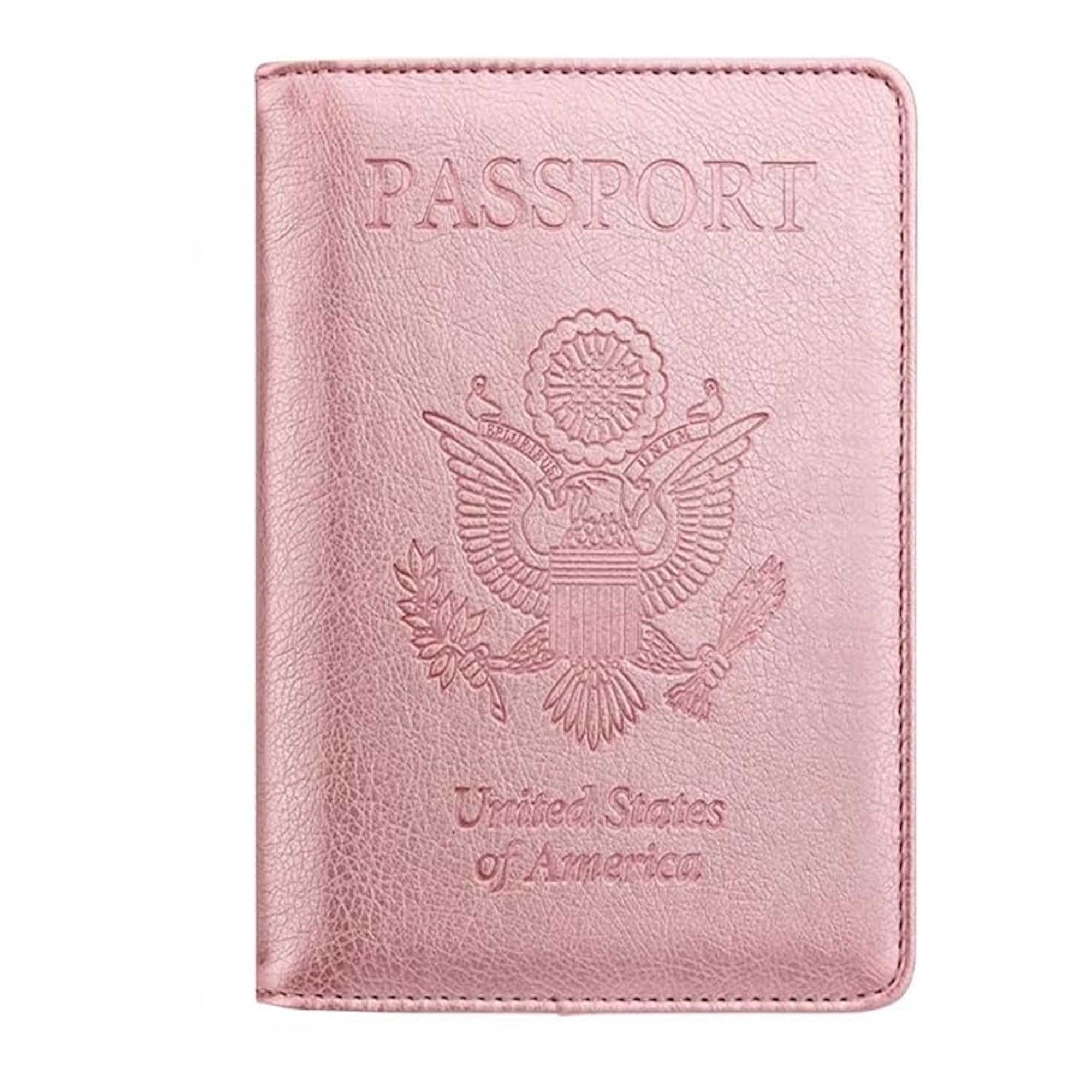 Ciana Passport Holder for Travel – PU Leather Passport Cover and Card Holder for Men & Women – Slim Passport Holder with Card Protector Slot, Travel