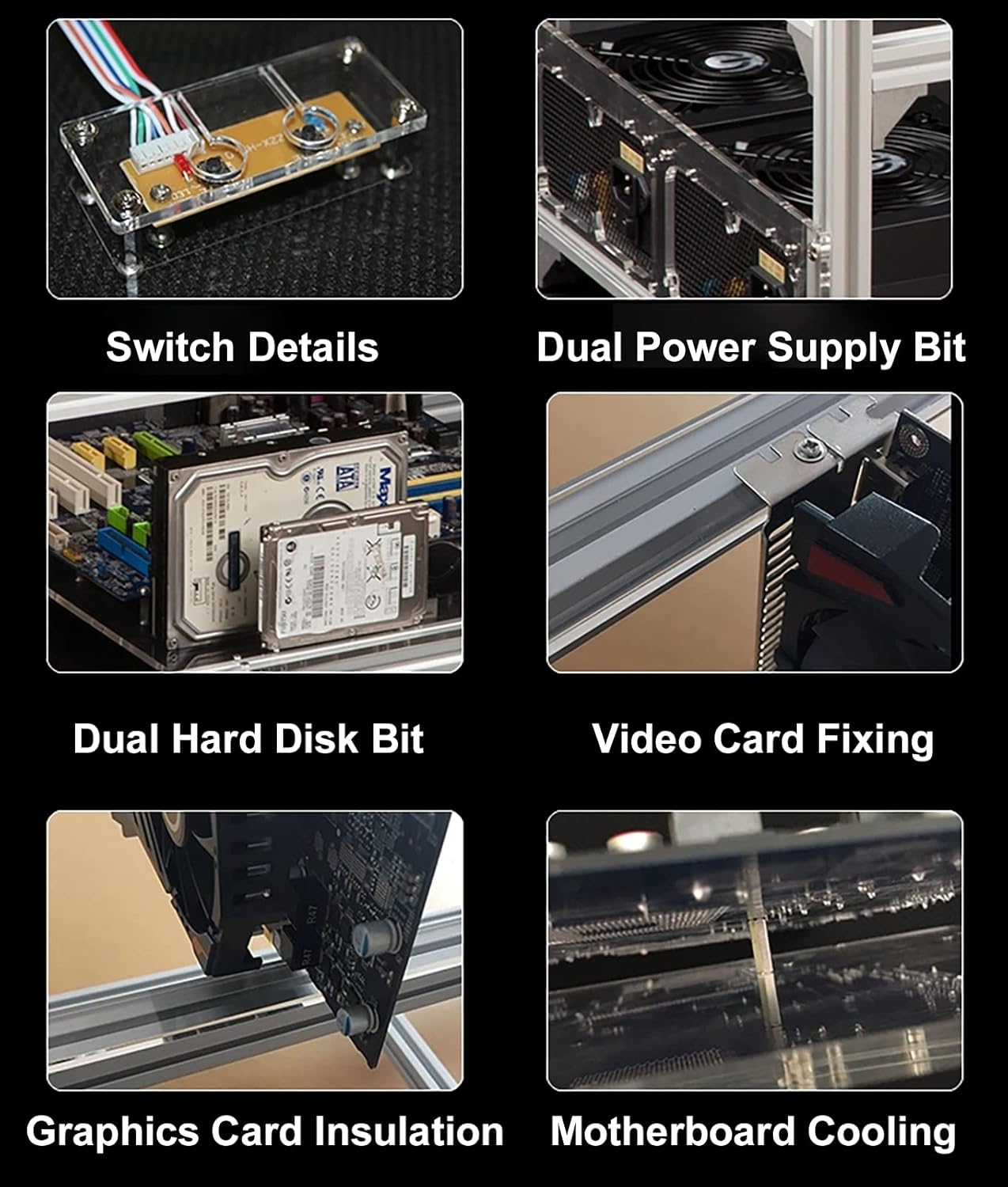 Amazon Co Jp 16 Gpu オールアルミニウム スタッカブル オープンエアマイニング マルチグラフィックカード コンピューター フルタワーフレーム スタッカブル リグ断熱多機能ケース イーサリアム Ltc Zec ビットコイン ブラック パソコン 周辺機器 Amazon Co Jp 16 Gpu オールアルミニウム スタッカブル オープンエアマイニング マルチグラフィックカード コンピューター フルタワーフレーム スタッカブル リグ断熱多機能ケース イーサリアム Ltc Zec ビットコイン ブラック パソコン 周辺機器