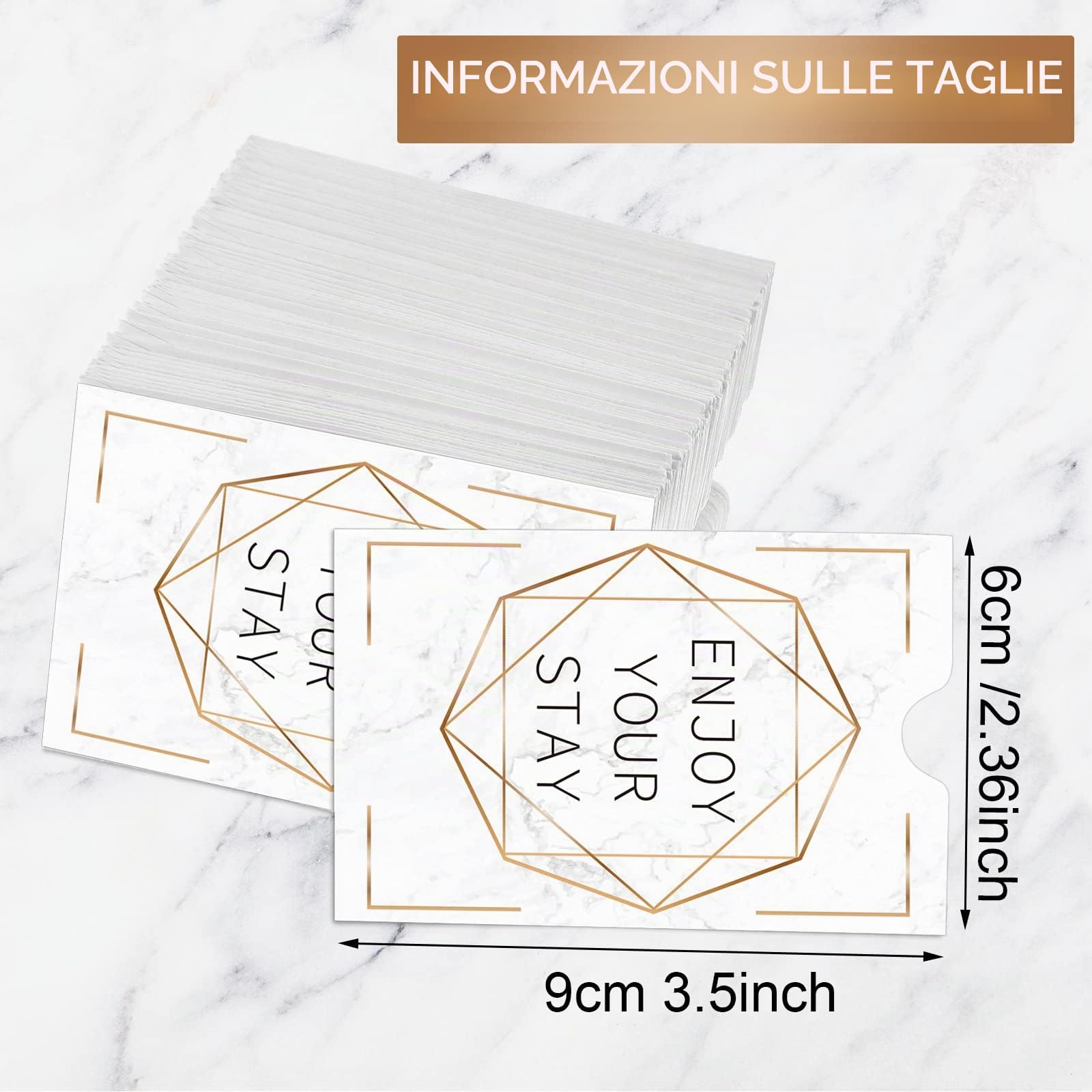 Qeeenar 2000 buste per chiavi di hotel, porta carte di credito, regali, hotel, chiavi, carte, buste, buste per biglietti da visita per affari e ufficio, 6,1 x 8,9 cm (eleganti)
