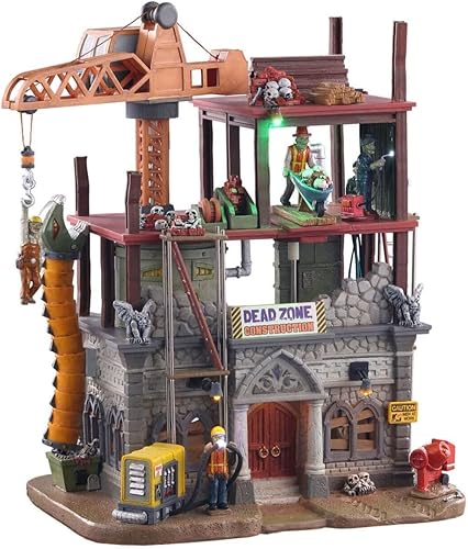 Lemax Colección Village Zona Muerta Construcción Sitio # 05604