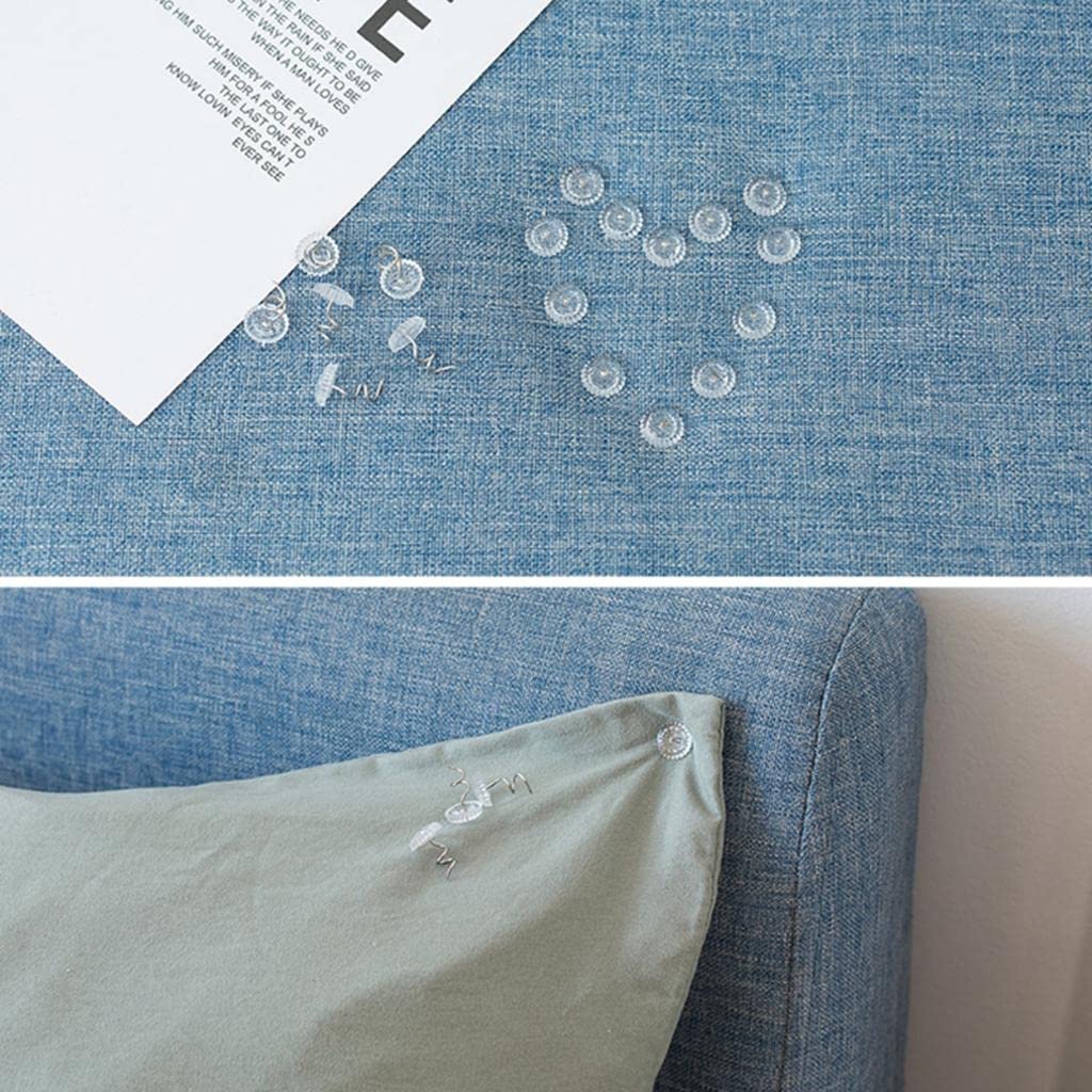 Clear Heads Twist Pins Spiral Screws for Upholstery Round Shape L 20 Pack|Home & Garden|Furniture|Slipcovers-image-30
