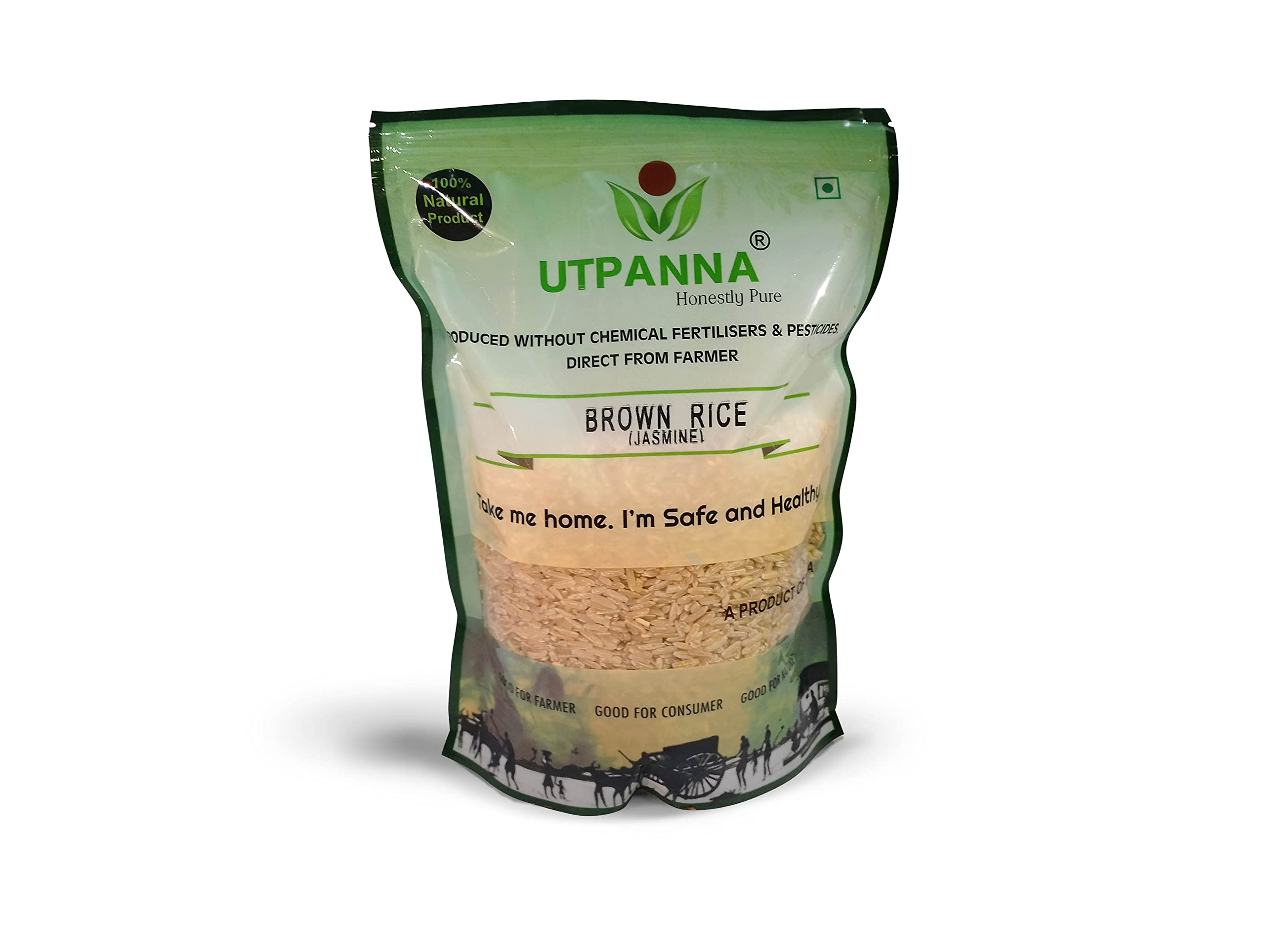 UTPANNA® 100% Natural Brown Jasmine Rice 900 g (900g * 1) (B096KR3Z6G) Amazon Price History, Amazon Price Tracker