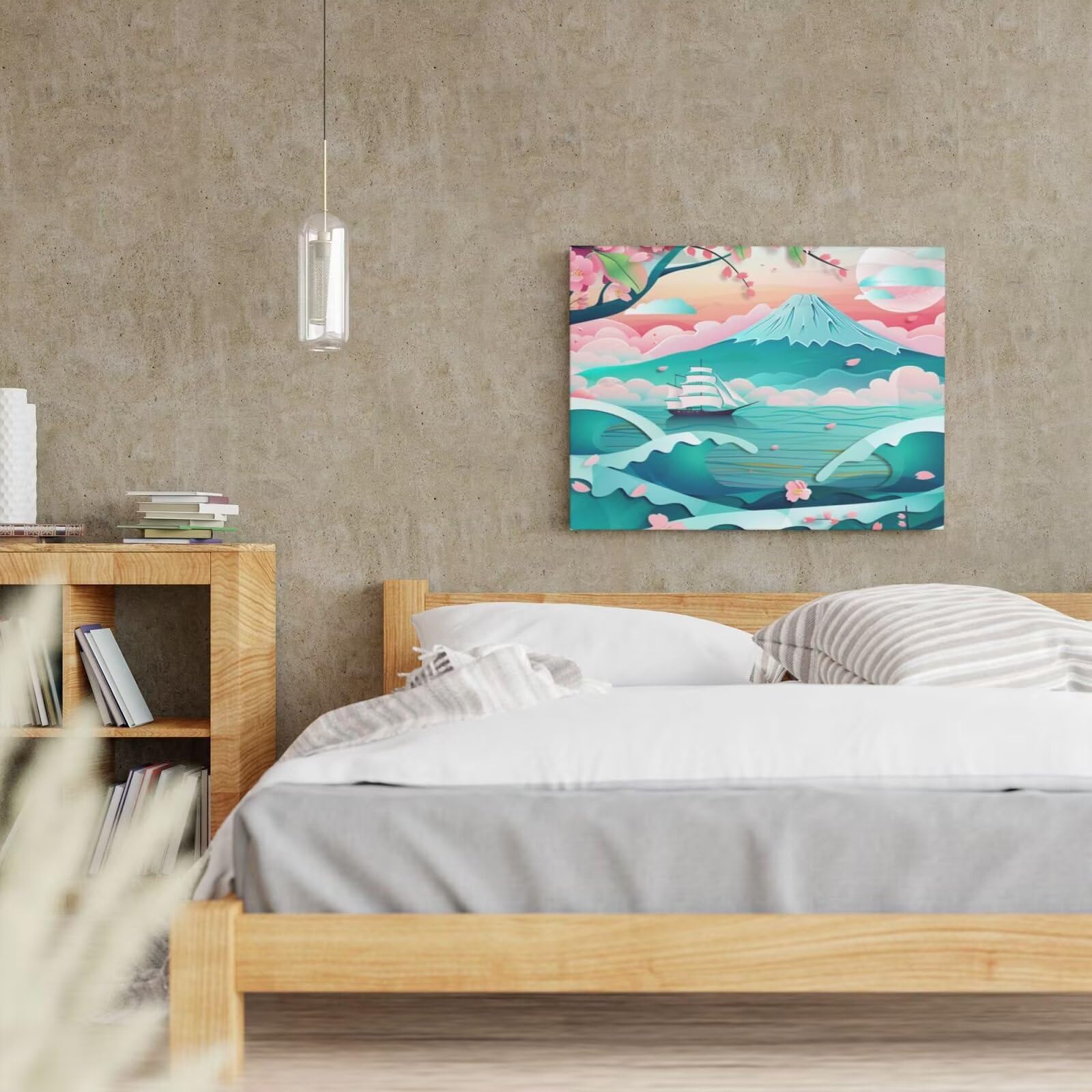 Kit per pittura con numeri per adulti, pittura ad acquerello con numeri per principianti, pittura ad olio acrilica per fai da te, kit di decorazione da parete (90 x 65 cm, senza