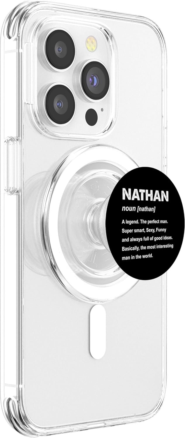 Nathan Name PopSockets MagSafe PopGrip for iPhone