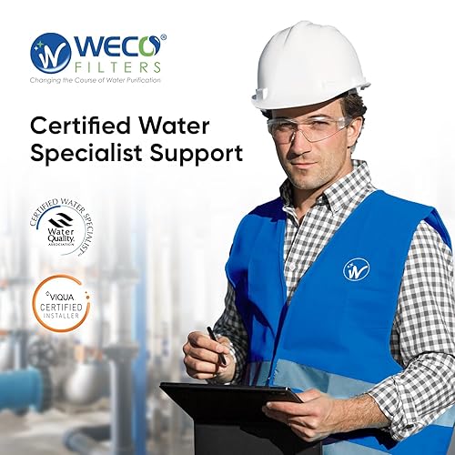 Miniatura 9 de Tanque de almacenamiento de agua a presión - Tanque de agua de ósmosis inversa con conexiones de acero inoxidable y válvula de bola - Sistema de