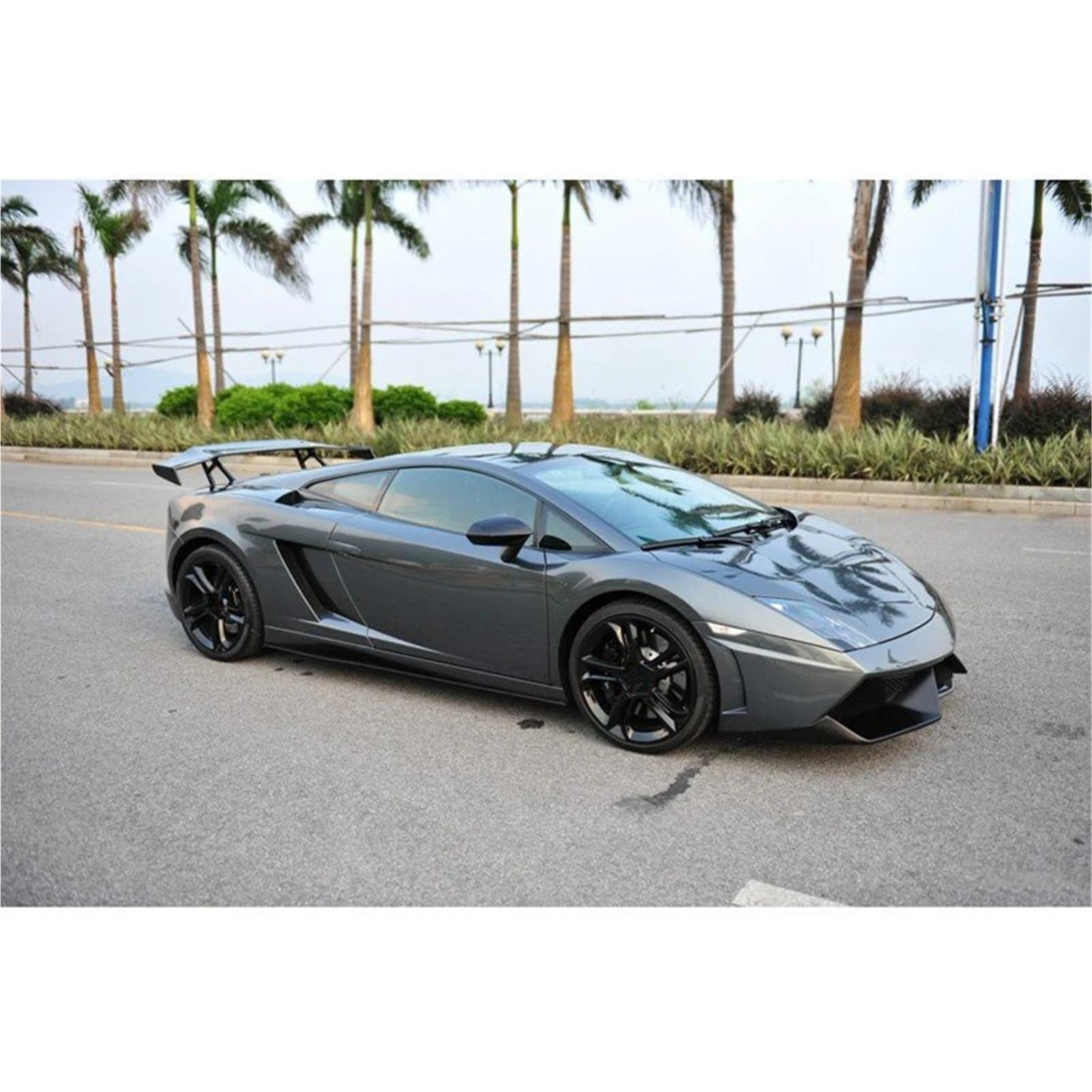 Dla Lamborghini Dla Gallardo LP550 LP560 LP570 2008-2012 Spoiler Bagażnika Skrzydło Na Klapie Lotka Tylny Akcesoria Dekoracyjne Spojler Tylny Trunk Wing