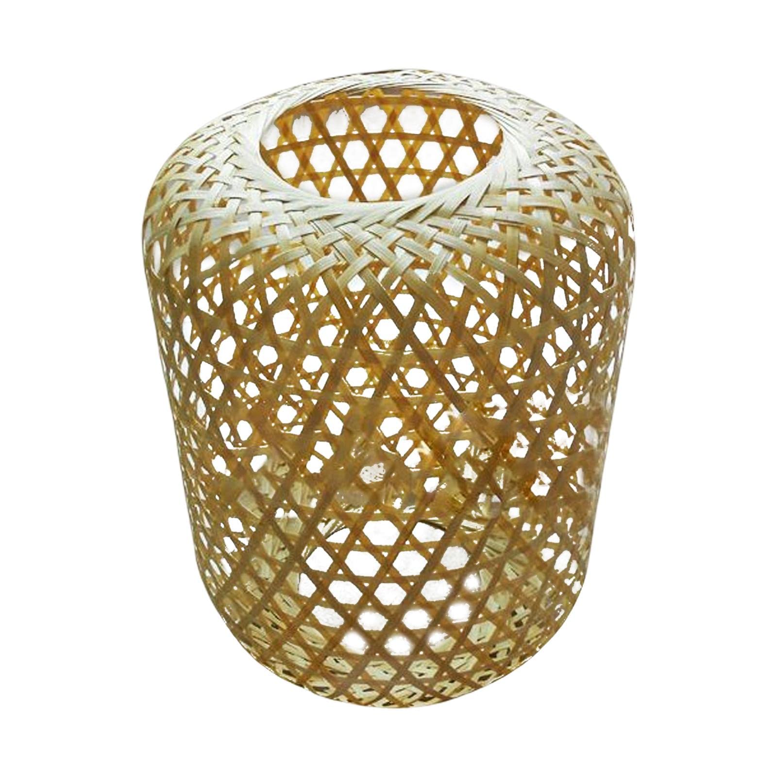 Amazon.co.jp: Generic 素朴な織り竹ランプ シェード天井照明器具