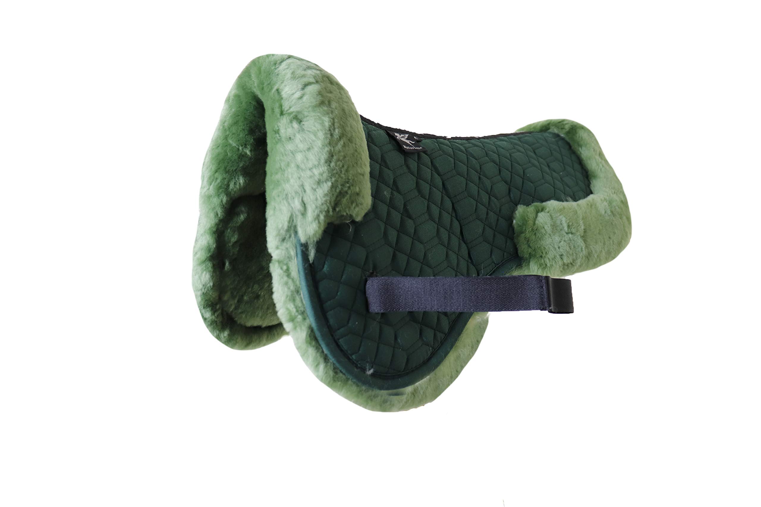 Engel Germany semisottosella Pelle di Agnello cottone Verde (Sakis 2) dai Colori Vivaci: da Abbinare a 12 Colori di Pelliccia di Agnello!