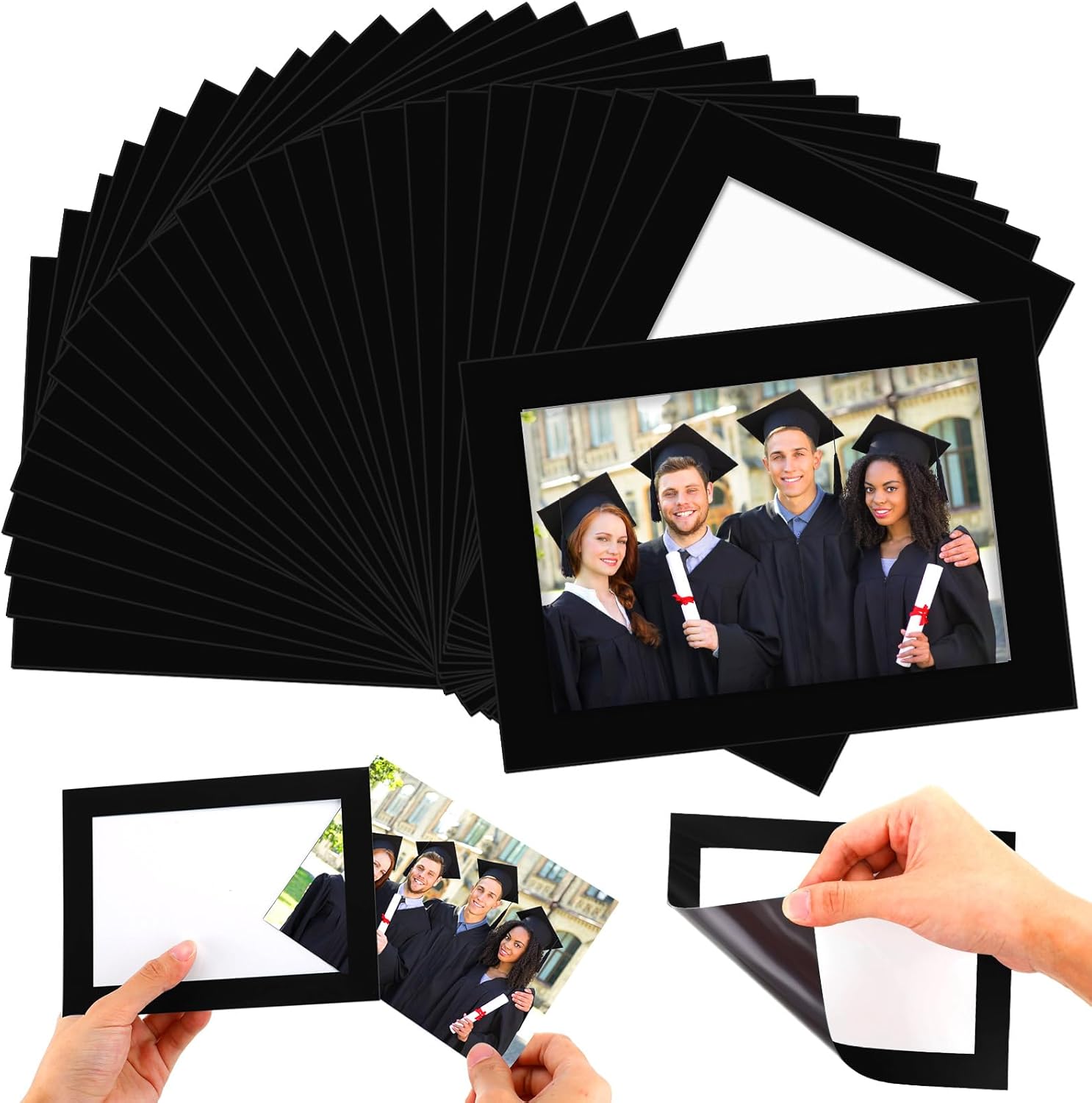 Barydat 80 Pcs Picture Frames for Refrigerator