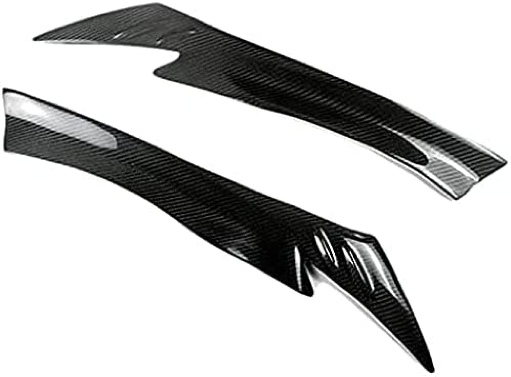 Für Mazda CX-5 CX5 2013-2016 Kohlefaser Frontscheinwerfer Augenbraue Lampe Augenlid Abdeckung Aufkleber Trim