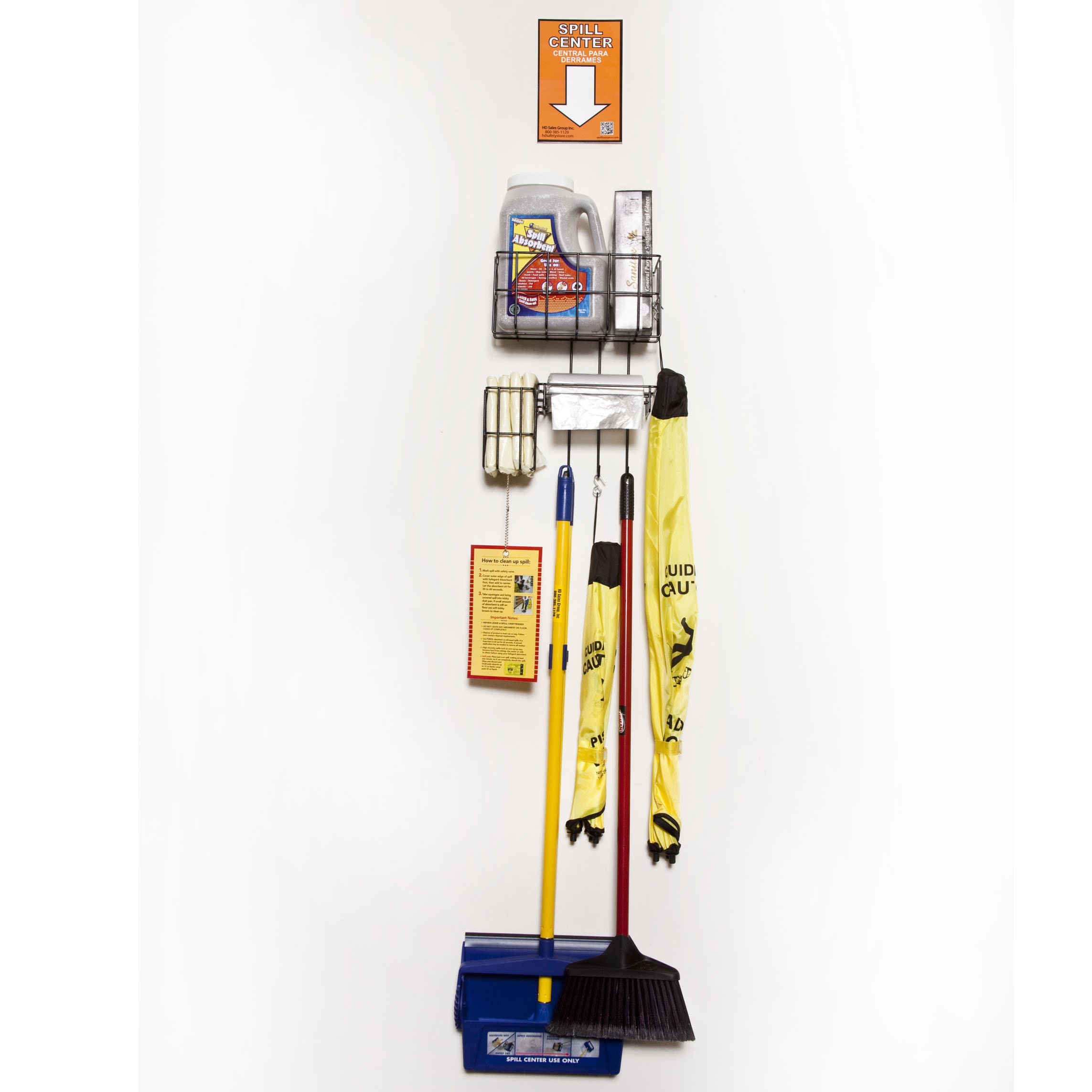HD SAFETY STORE AB-SCDX Spill Station,Deluxe Wall Mount