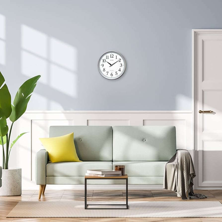 Amazon.co.jp: リズム(RHYTHM) 掛け時計 電波時計 アナログ 連続秒針