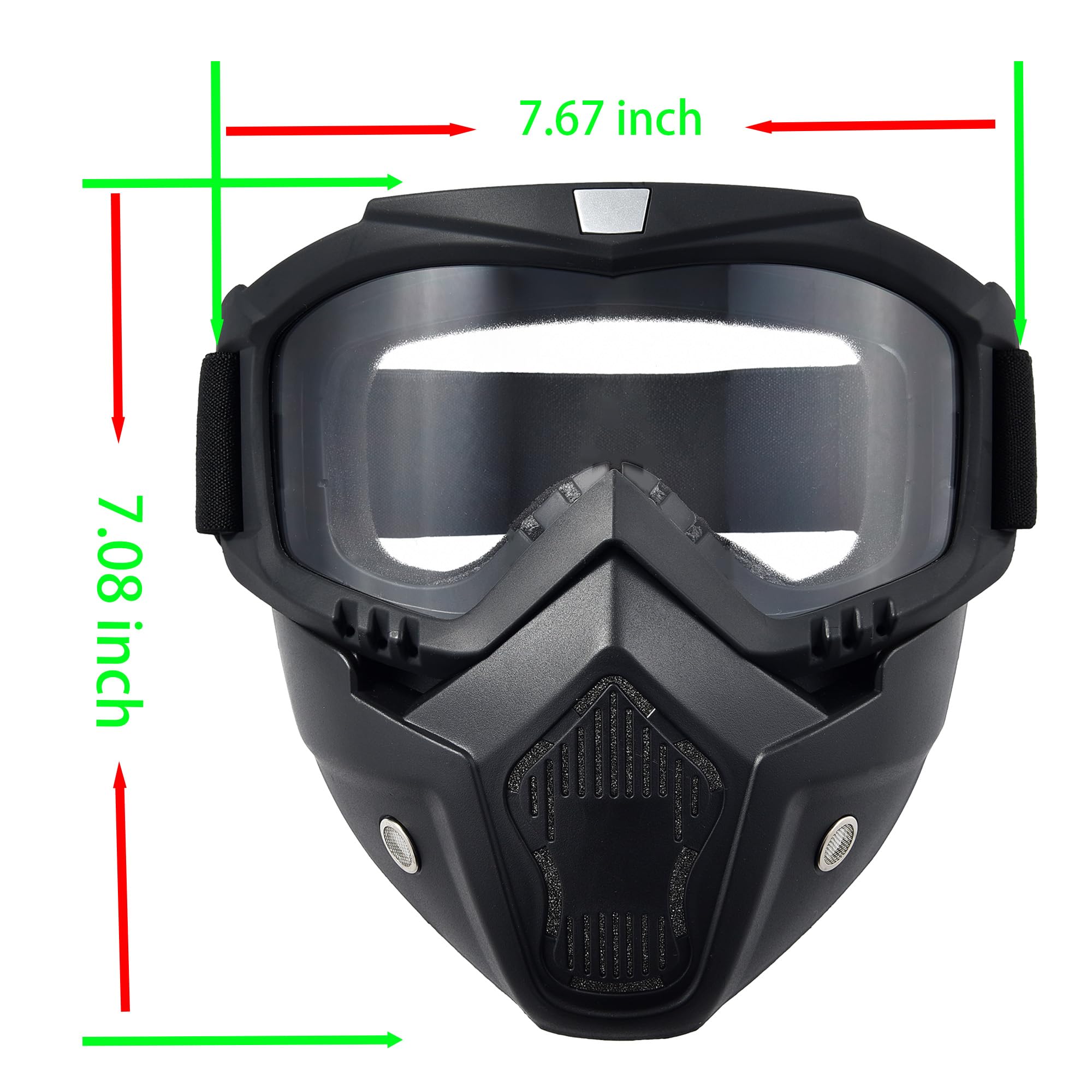 airsoft mask over motorcycle helmet Amazon.com : Paintball Mask Anti Fog,Airsoft Mask Full Face,Tactical Mask, Motorcycle  Helmet Goggles with Removable Face Mask for Men Women (2Clear) : Sports &  Outdoors