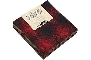 Primitive Gatherings Hand Dyed Wool applique Patterns Holiday Charm Pack