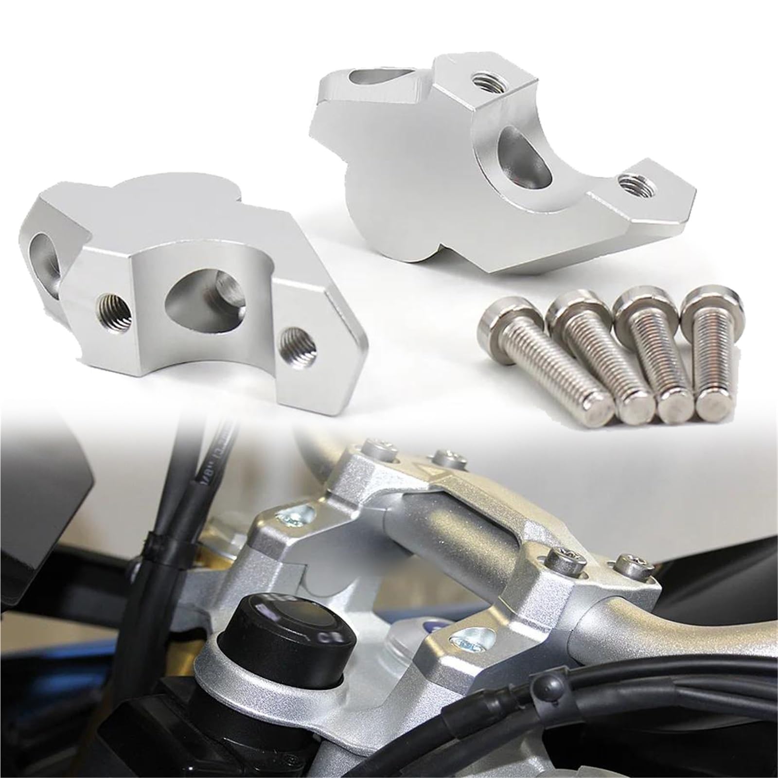 Rehausseurs de guidon F850GS adaptateurs d'extension en aluminium de qualité