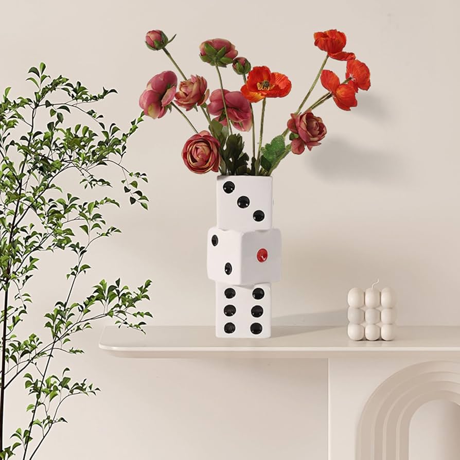 stussy 花瓶　CERAMIC DICE VASE WHITE SLN Official - Stussy CERAMIC DICE VASE