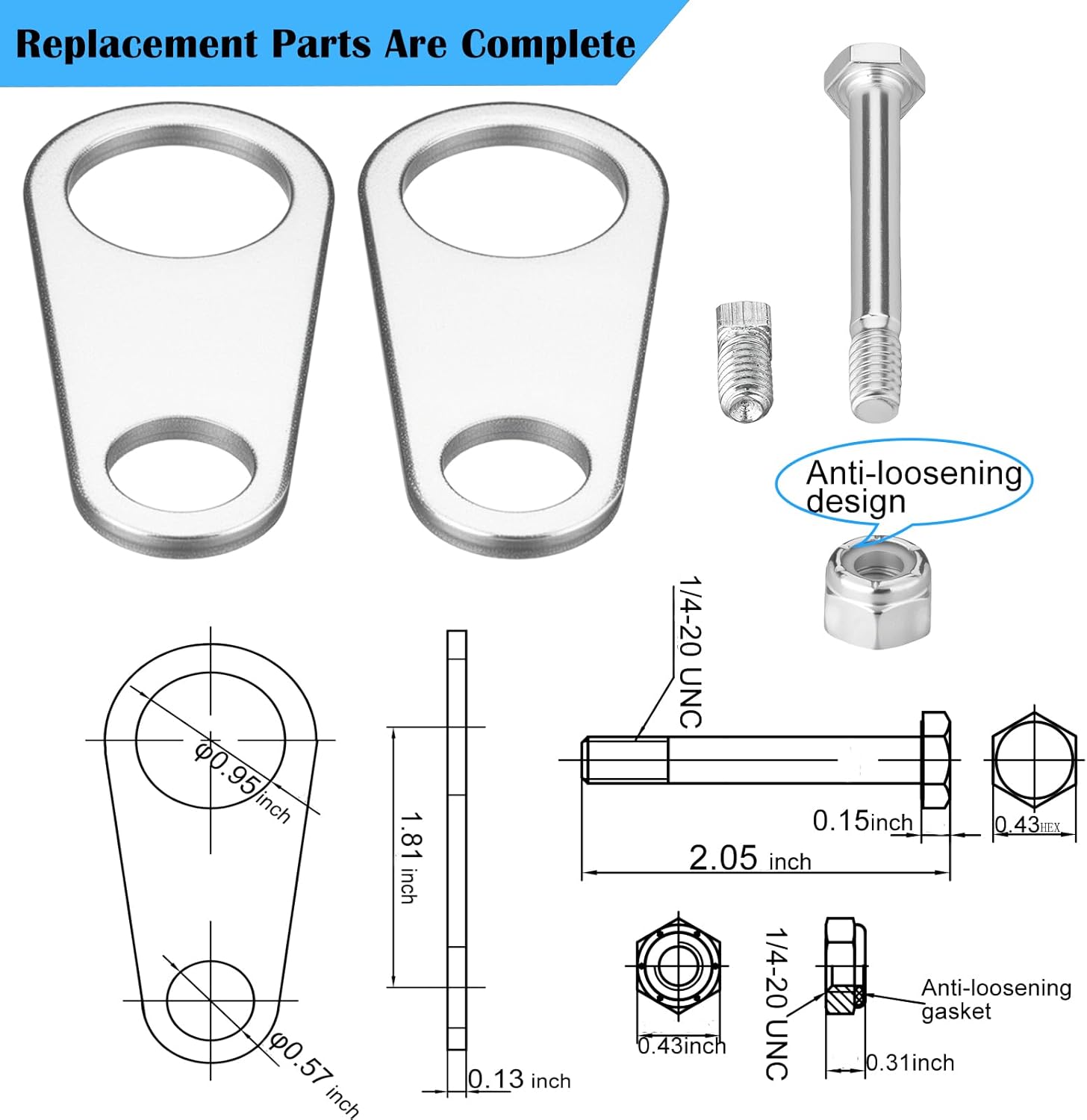 (Only Parts Kit) Yariwiz Frost Proof Yard Hydrant Parts Kit for Yard Garden Farm Pasture Irrigation