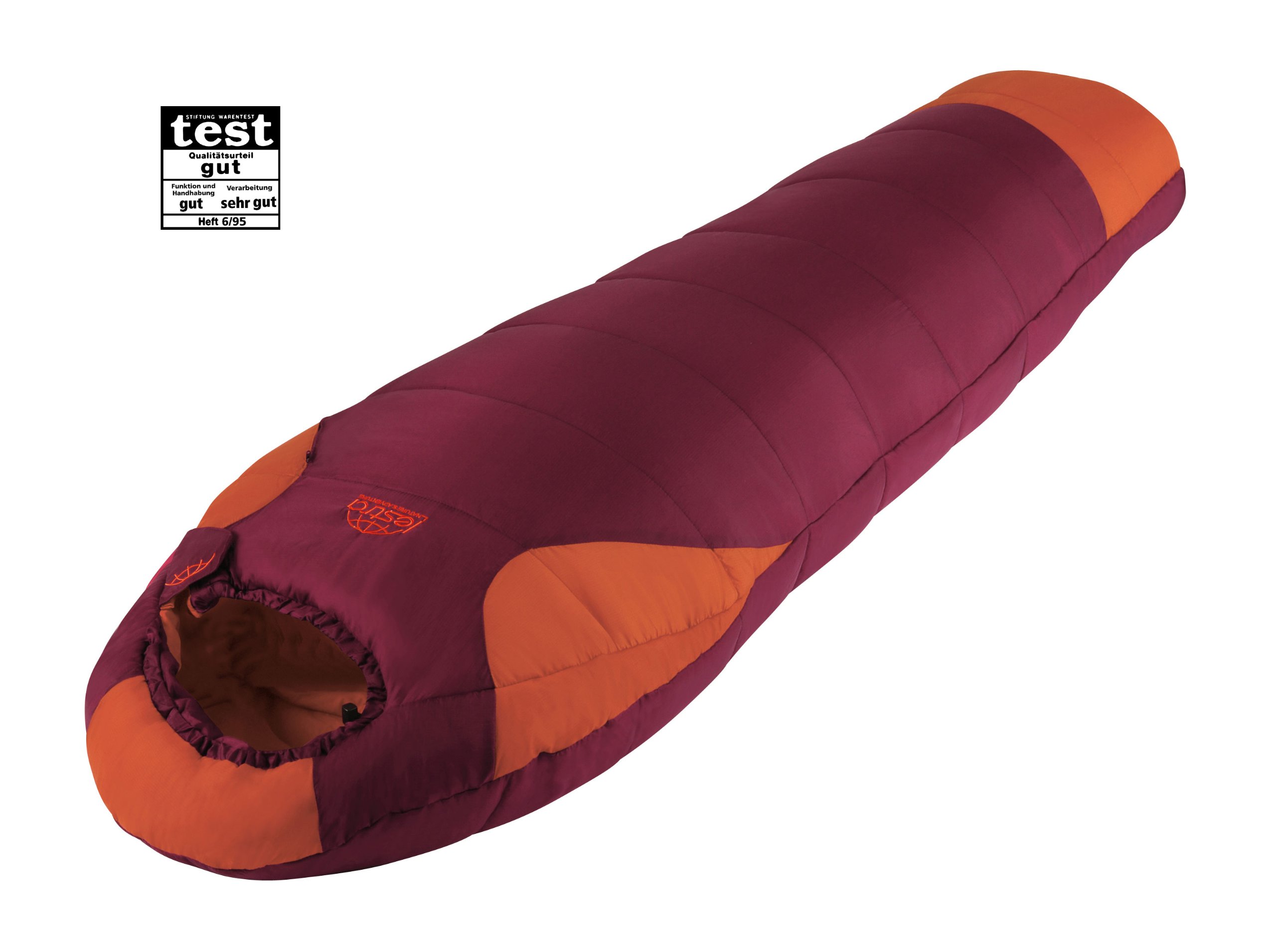 Lestra Schlafsack Mount Everest Base 210x80x50 cm, aubergine/cannelle,  rechts : Amazon.de: Sport & Freizeit