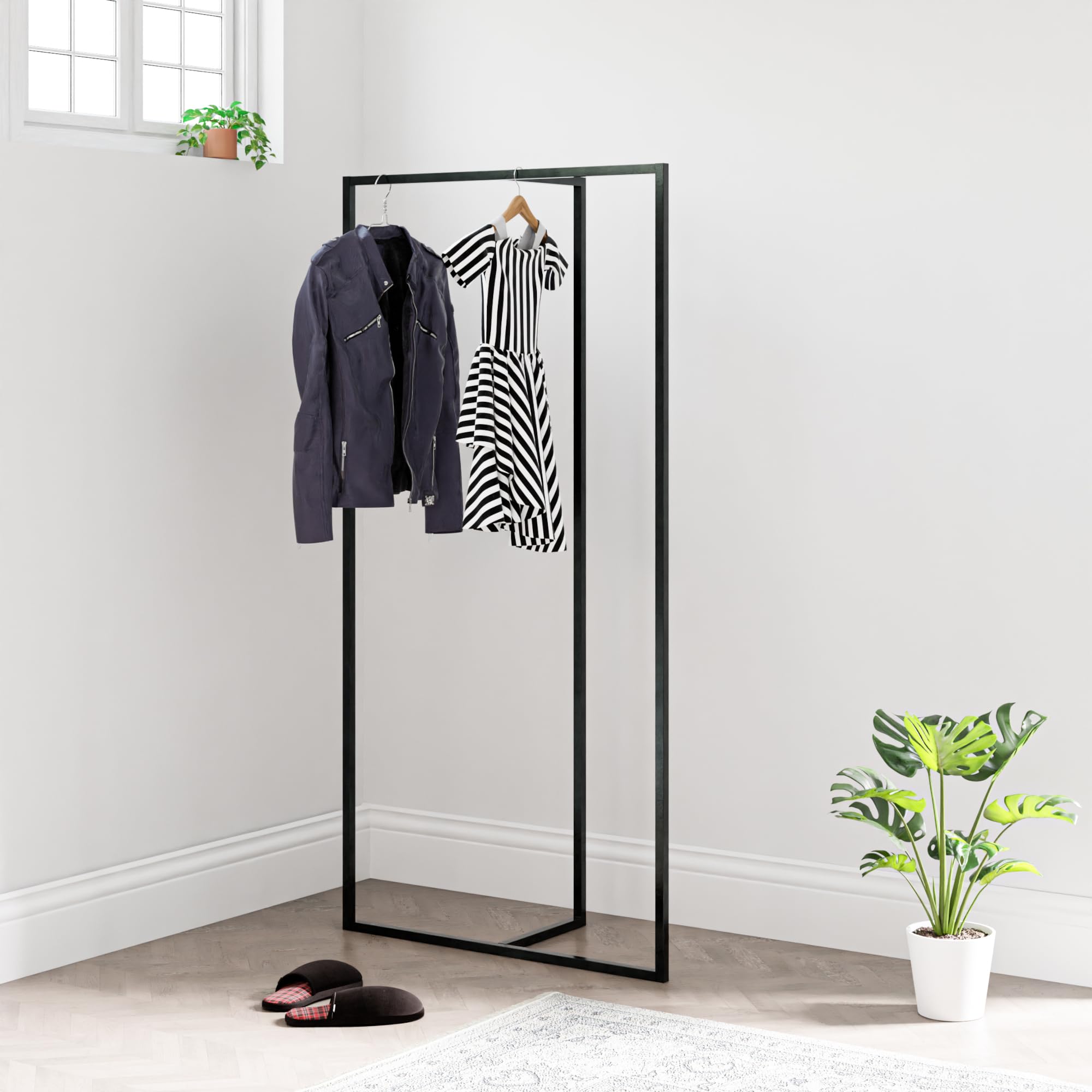 Stand Appendiabiti Per Cameretta 'Sola' Forma Di Capanna Organizzatore Guardaroba A Misura Di Bimbi Porta Abiti Barra E Contenitore Bambu En Casa 86796499
