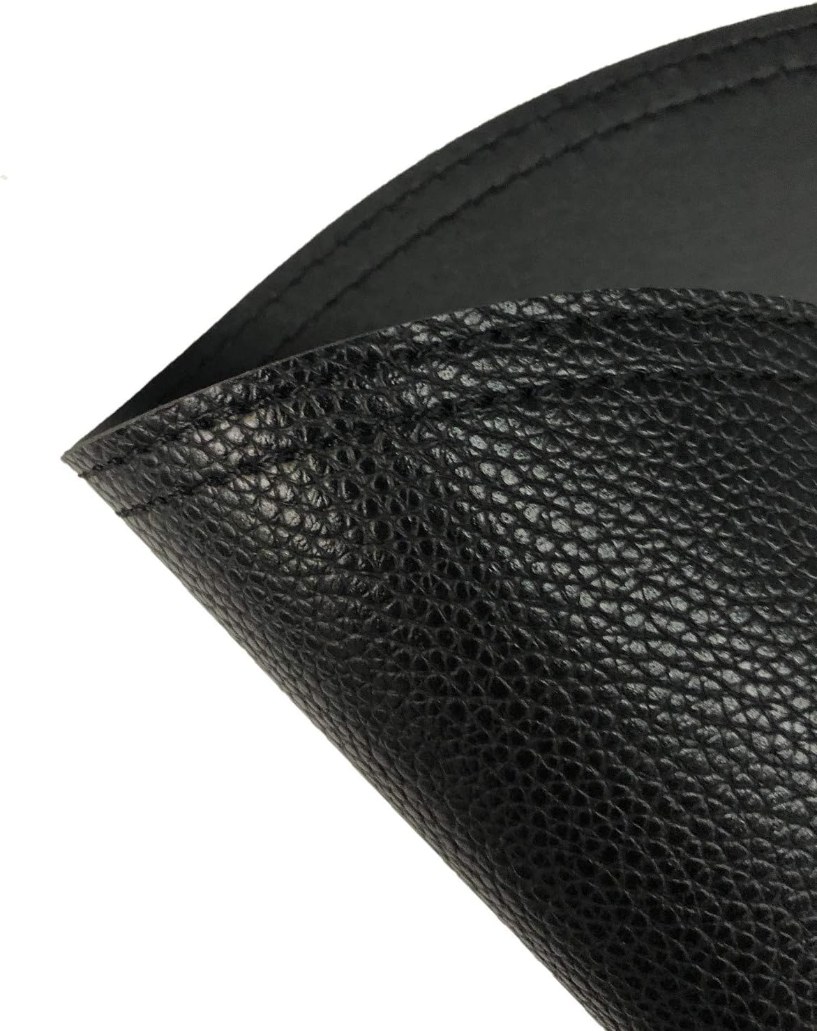 Set of 6 Faux Leather Round Placemats and Coasters, Coffee Mats Kitchen Table Mats, Waterproof, Easy to Clean for Kitchen Dining Round Table