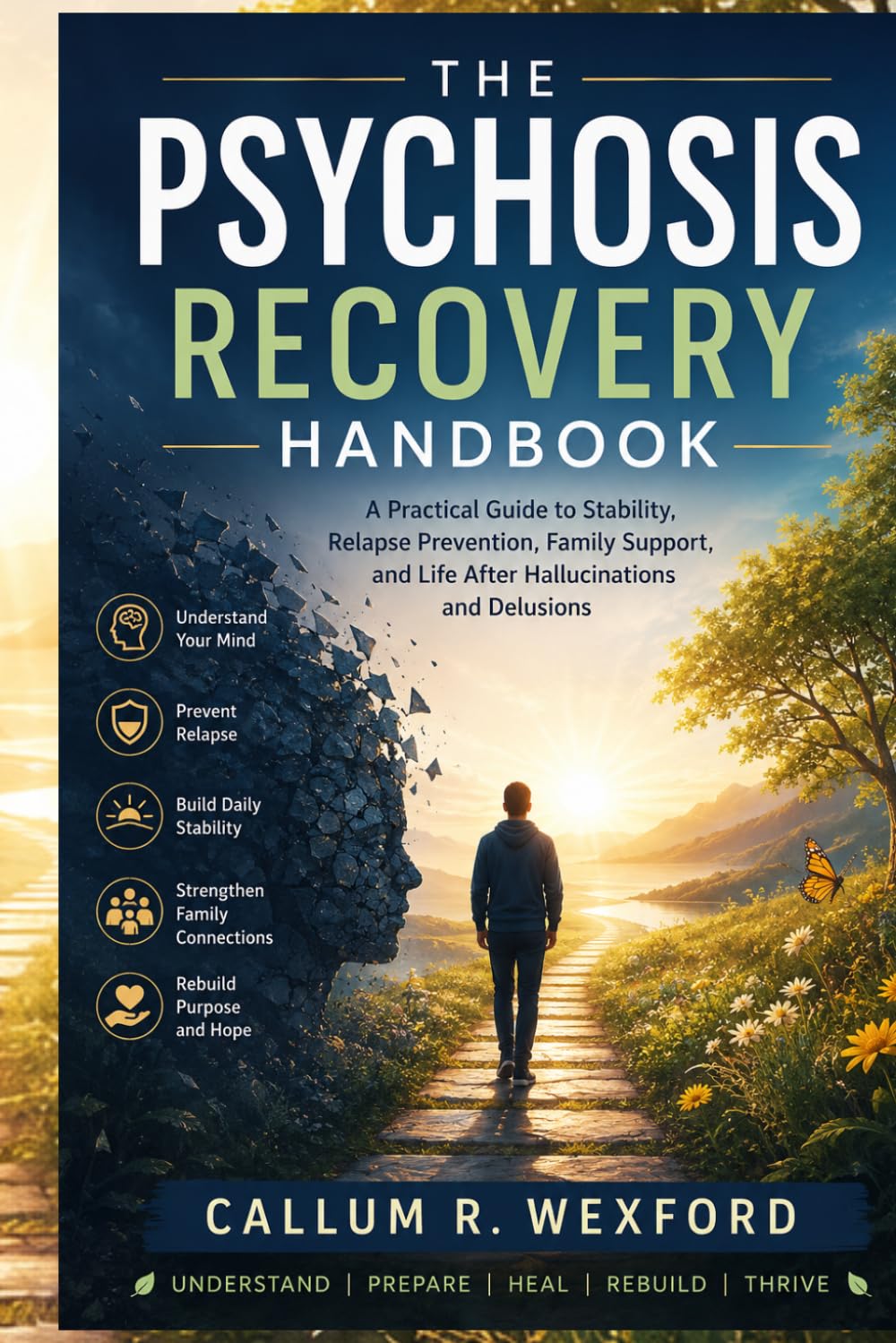 The Psychosis Recovery Handbook: A Practical Guide to Stability, Relapse Prevention, Family Support, and Life After Hallucinations and Delusions