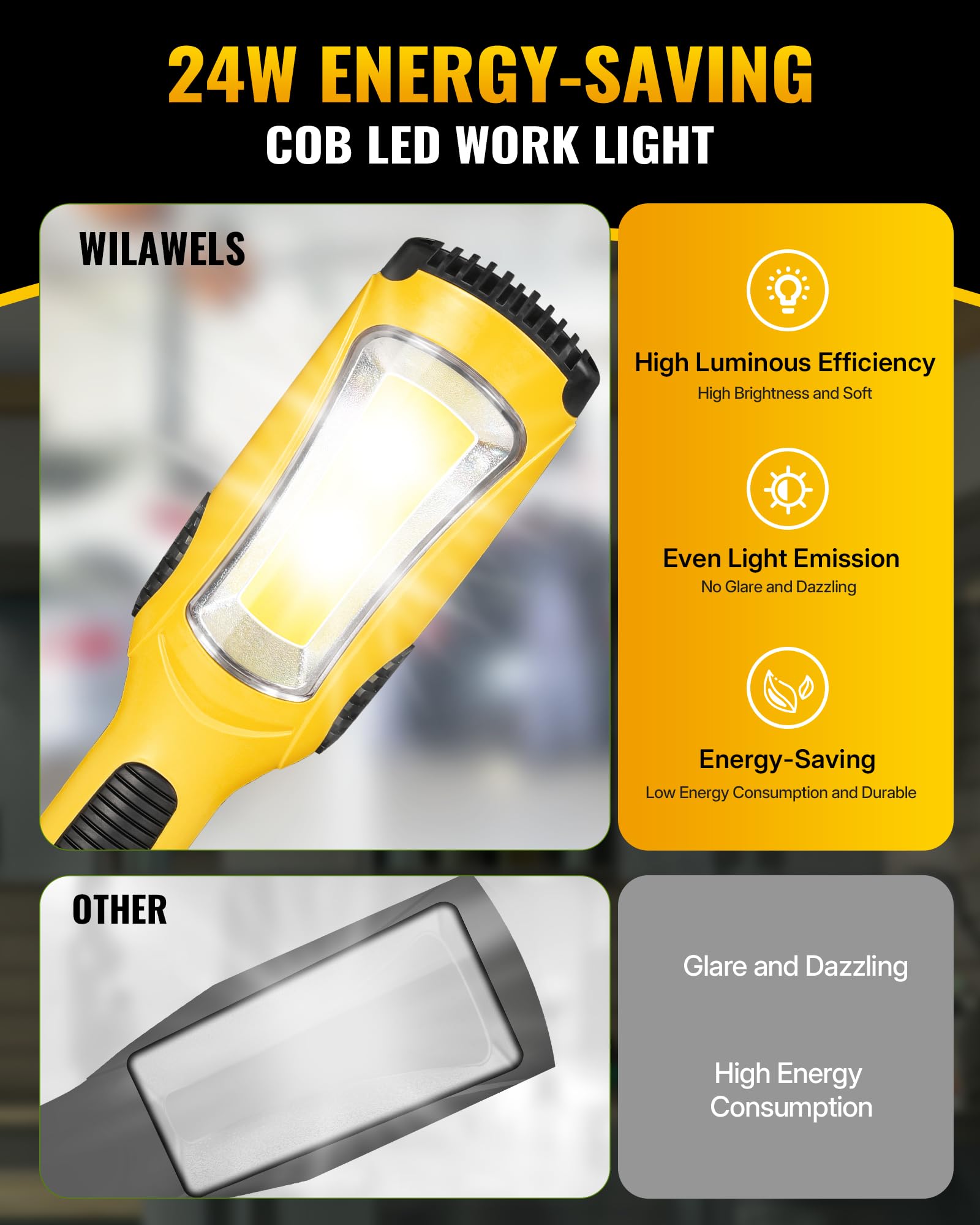Luz de trabajo LED de 15 pies Y05WL06